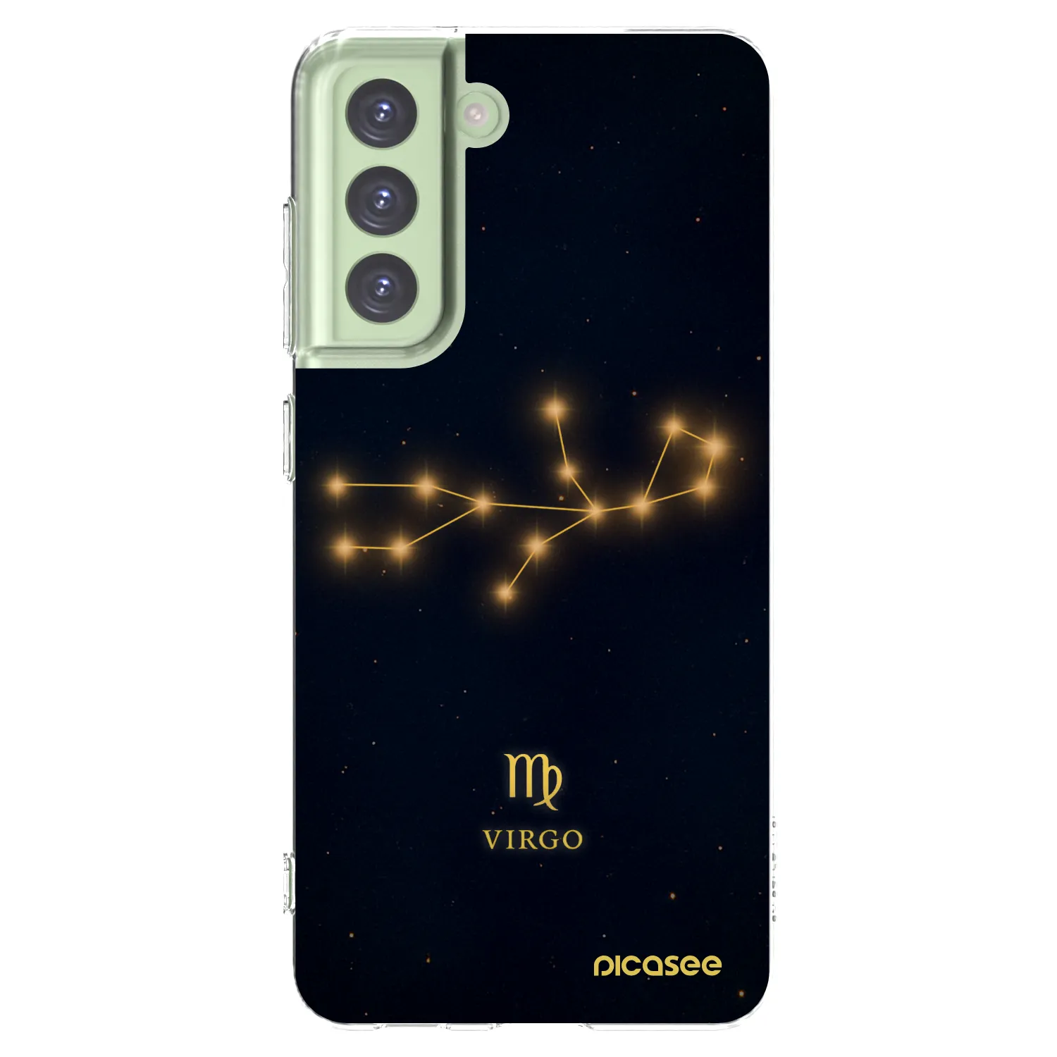 Picasee silikónový prehľadný obal pre Samsung Galaxy S21 FE 5G - VIRGO