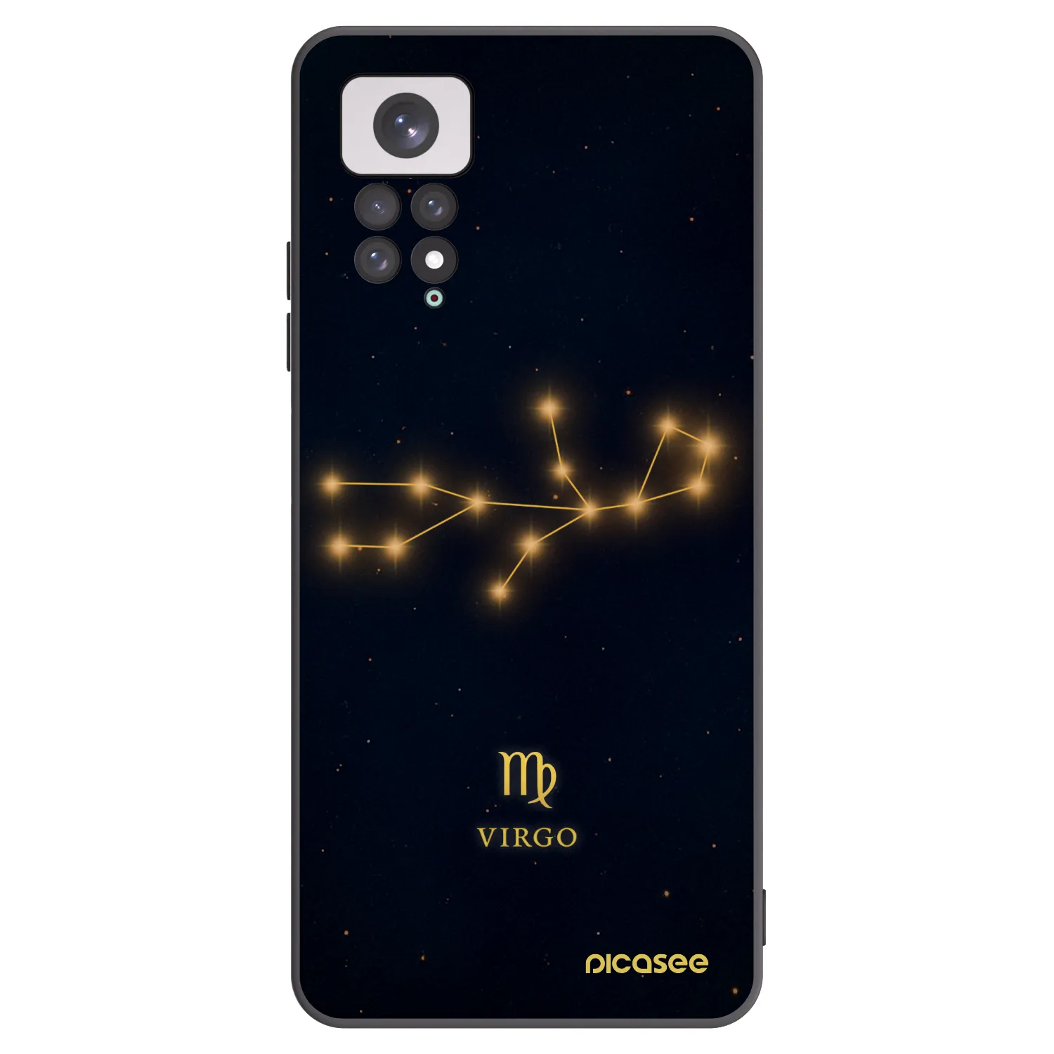 Picasee silikónový čierny obal pre Xiaomi Redmi Note 11 - VIRGO