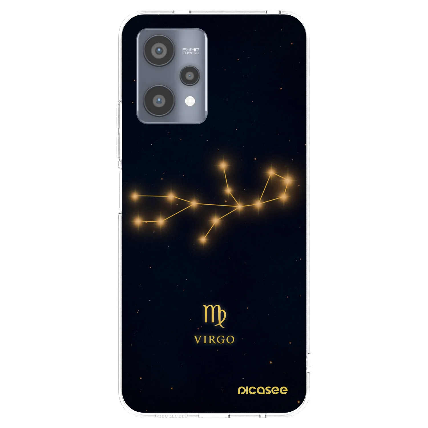 Picasee silikónový prehľadný obal pre Realme 9 Pro 5G - VIRGO