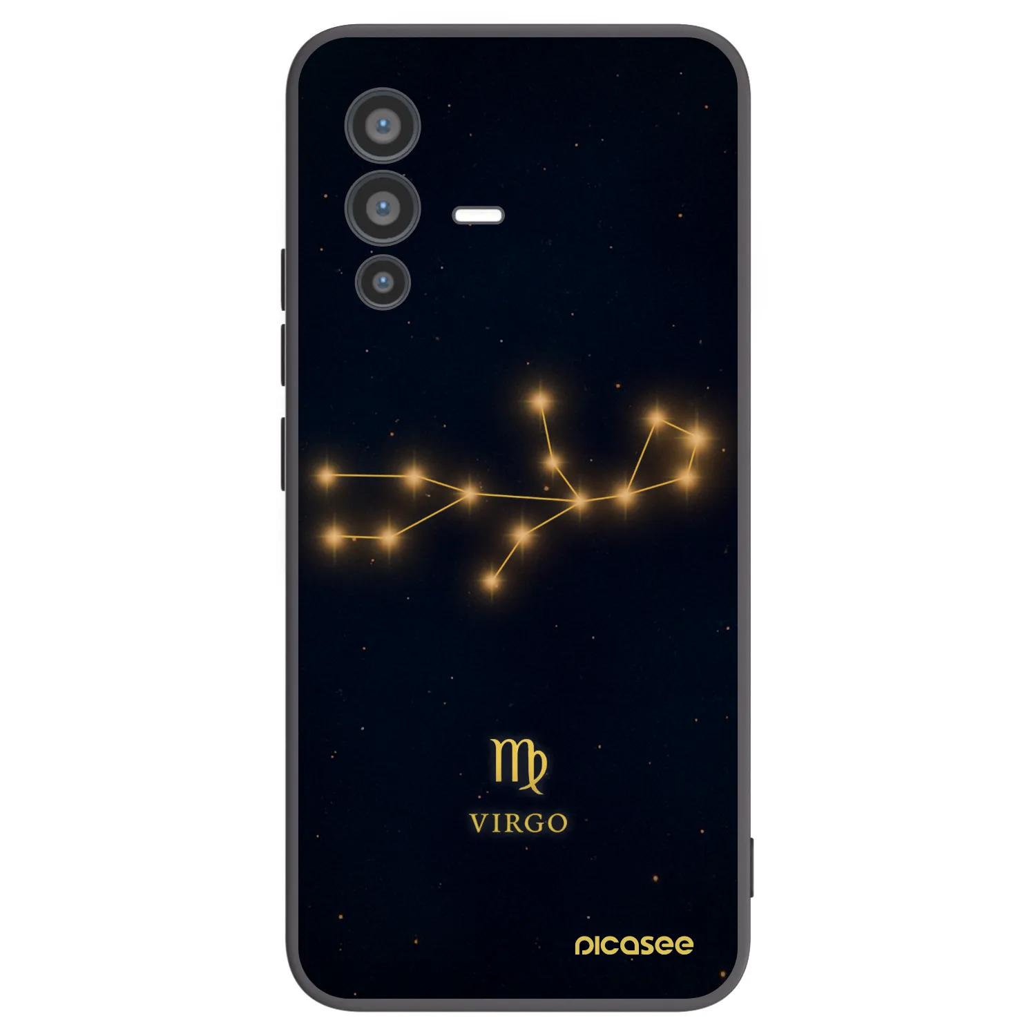 Picasee silikónový čierny obal pre Vivo V23 5G - VIRGO