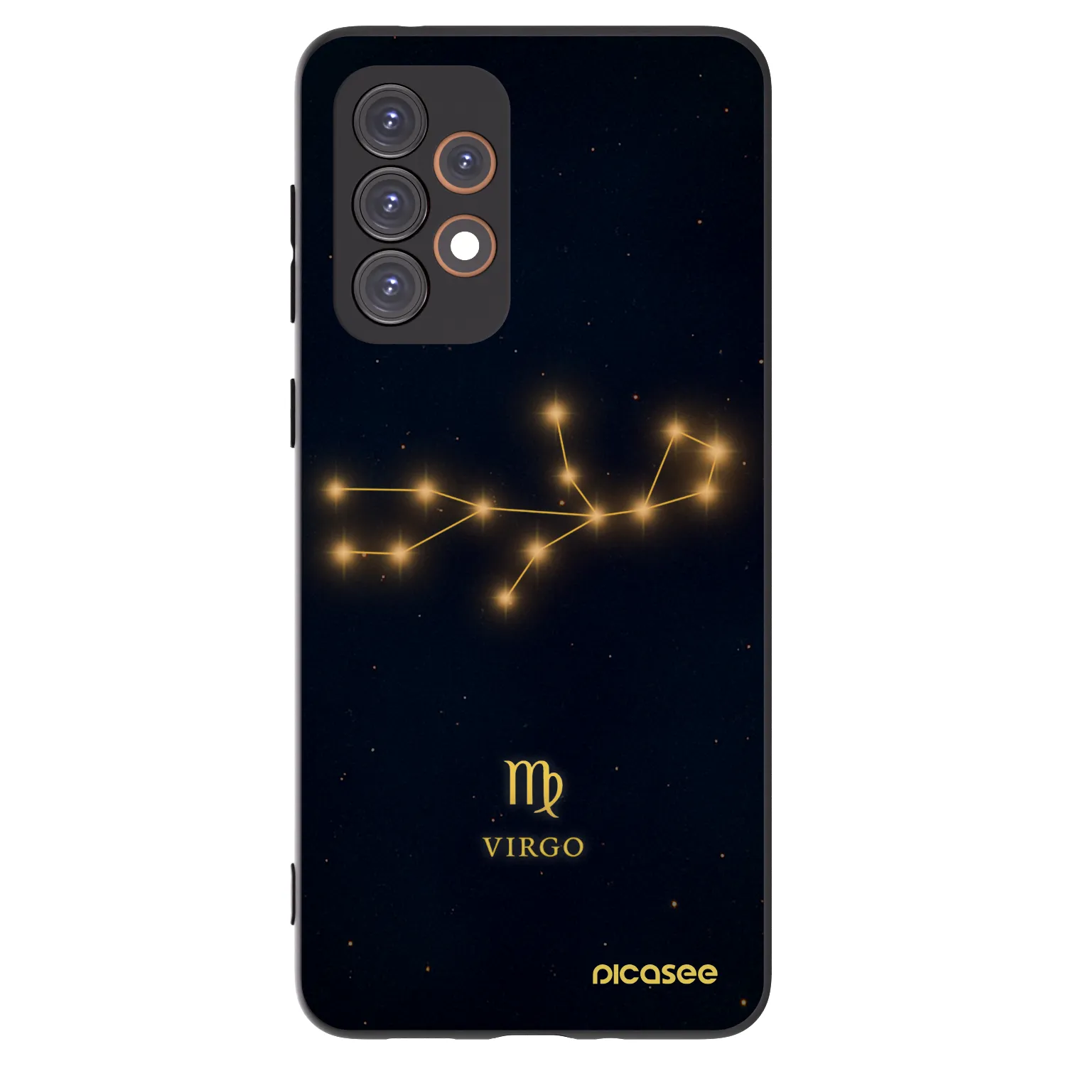 Picasee silikónový čierny obal pre Samsung Galaxy A33 5G A336 - VIRGO
