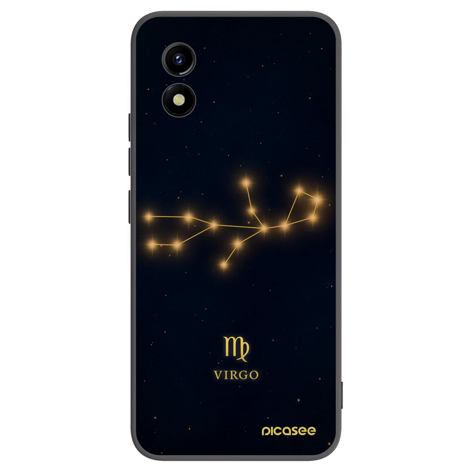 Picasee silikónový čierny obal pre Vivo Y01 - VIRGO