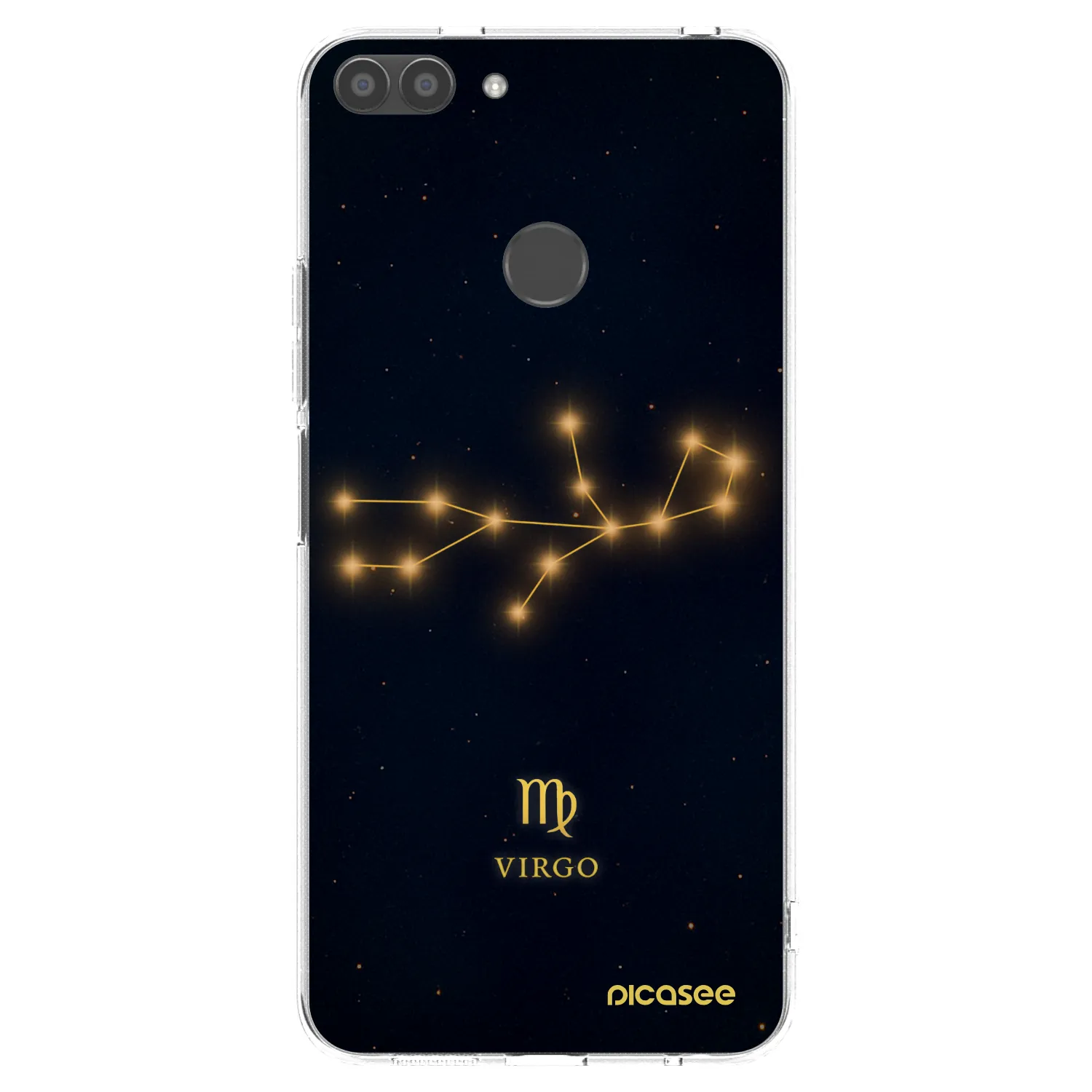 Picasee silikónový prehľadný obal pre Huawei P Smart - VIRGO