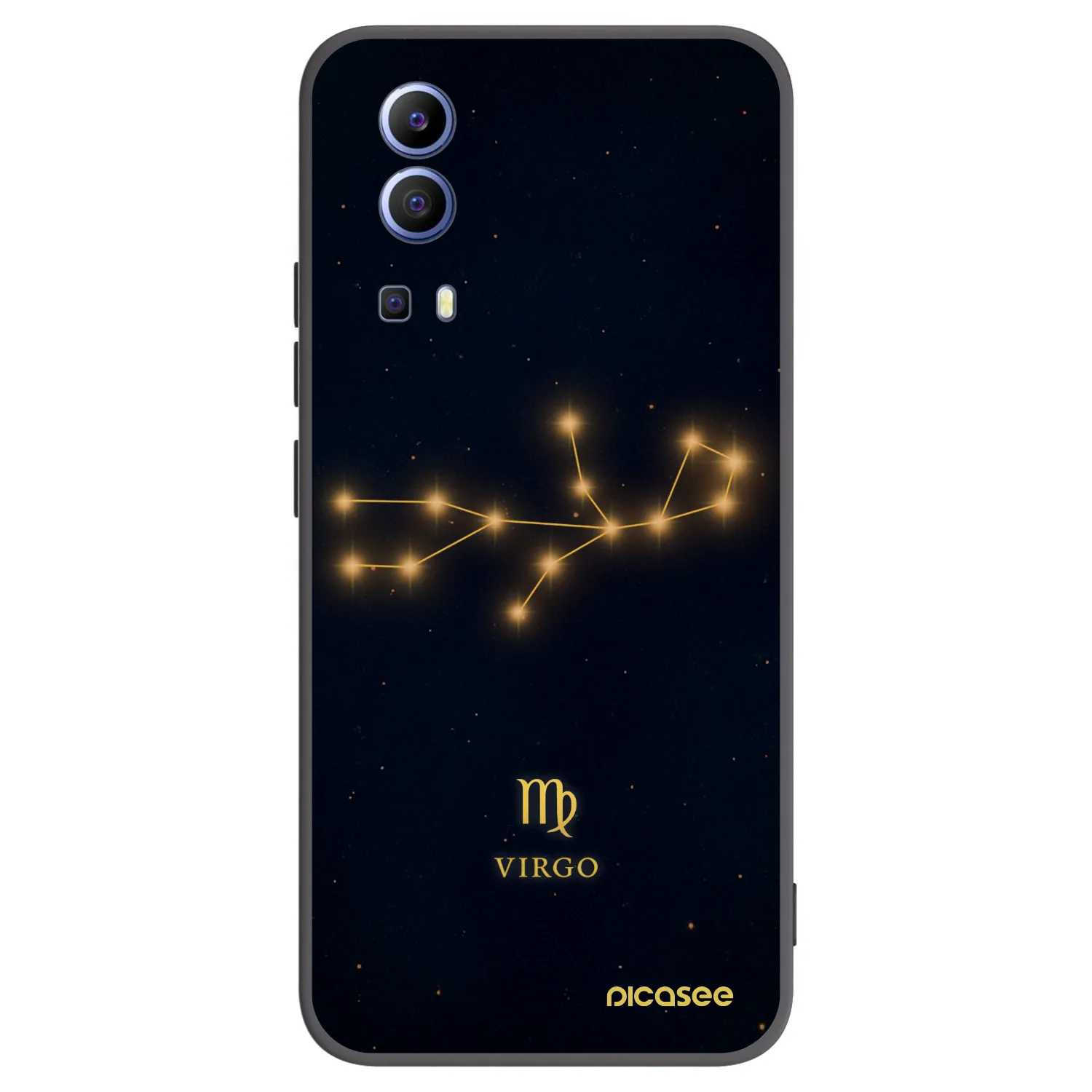 Picasee silikónový čierny obal pre Vivo Y52 5G - VIRGO