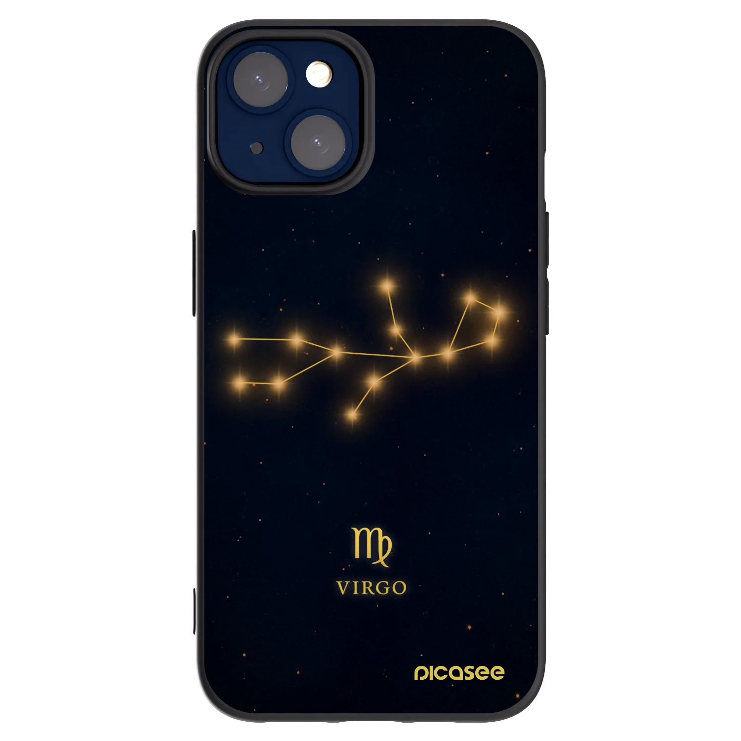 Silikónový čierny obal pre Apple iPhone 14 - VIRGO