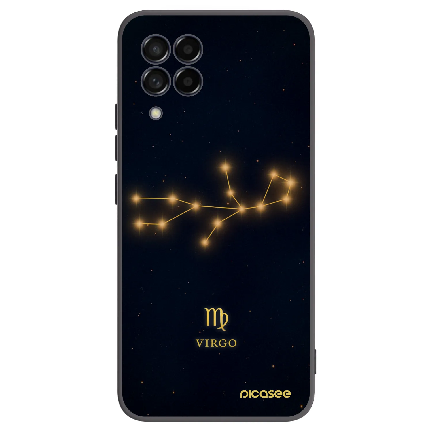 Picasee silikónový čierny obal pre Samsung Galaxy M53 5G - VIRGO