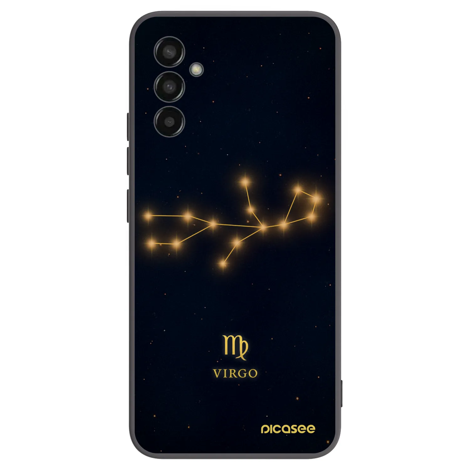 Picasee silikónový čierny obal pre Samsung Galaxy M13 M135F - VIRGO
