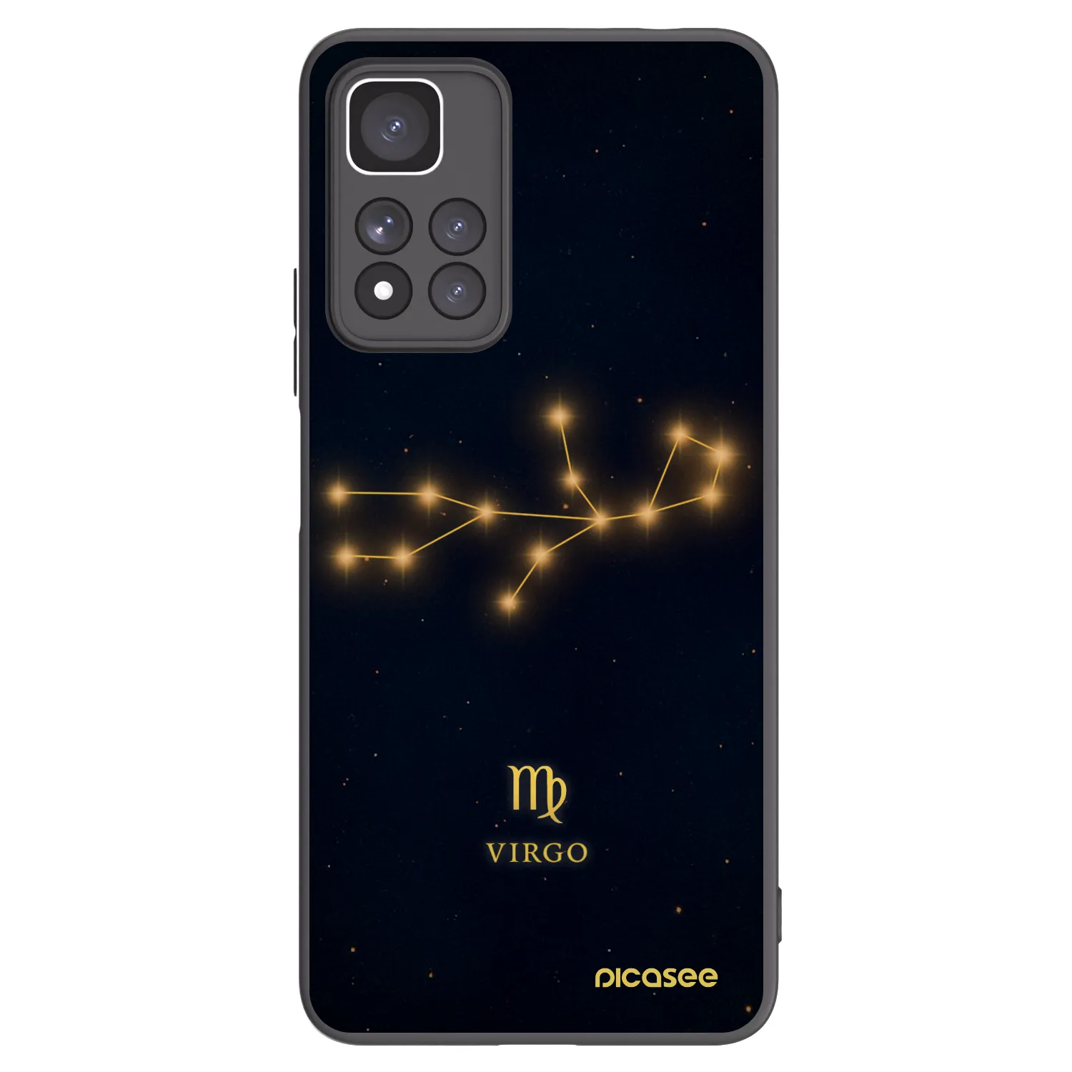 Picasee silikónový čierny obal pre Xiaomi Redmi Note 11 Pro+ 5G - VIRGO