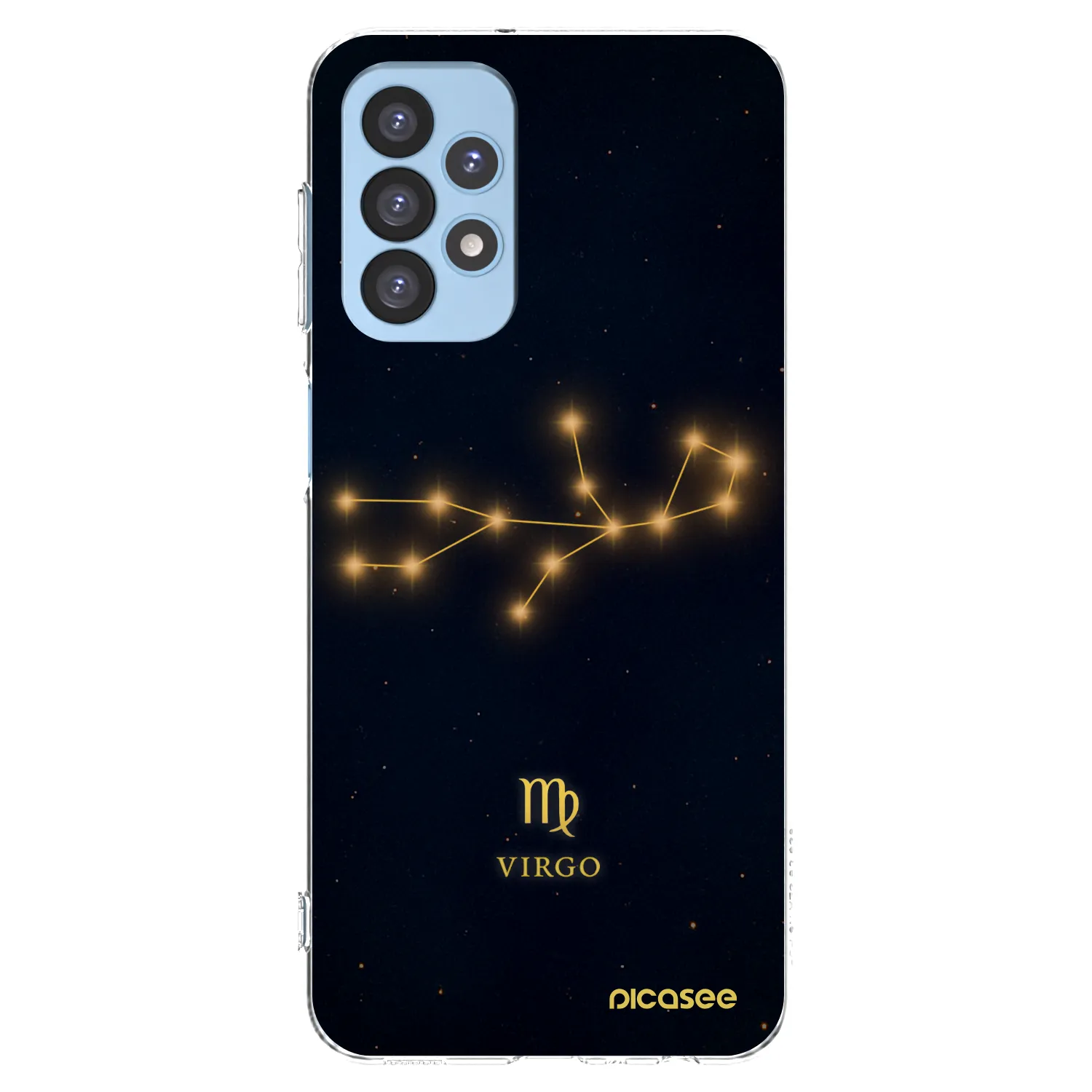 Picasee silikónový prehľadný obal pre Samsung Galaxy A23 A235F 4G - VIRGO