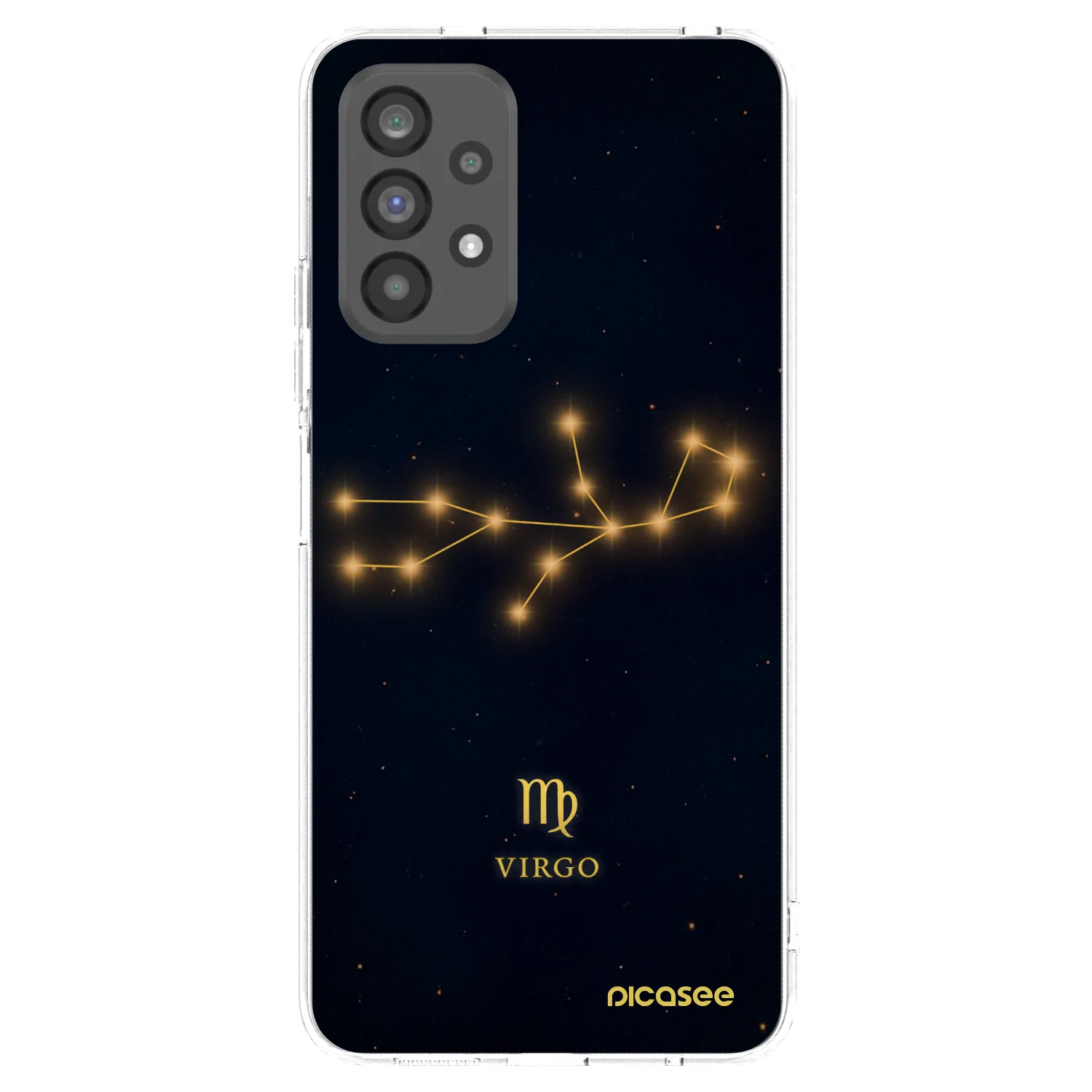 Picasee silikónový prehľadný obal pre Samsung Galaxy A73 5G - VIRGO