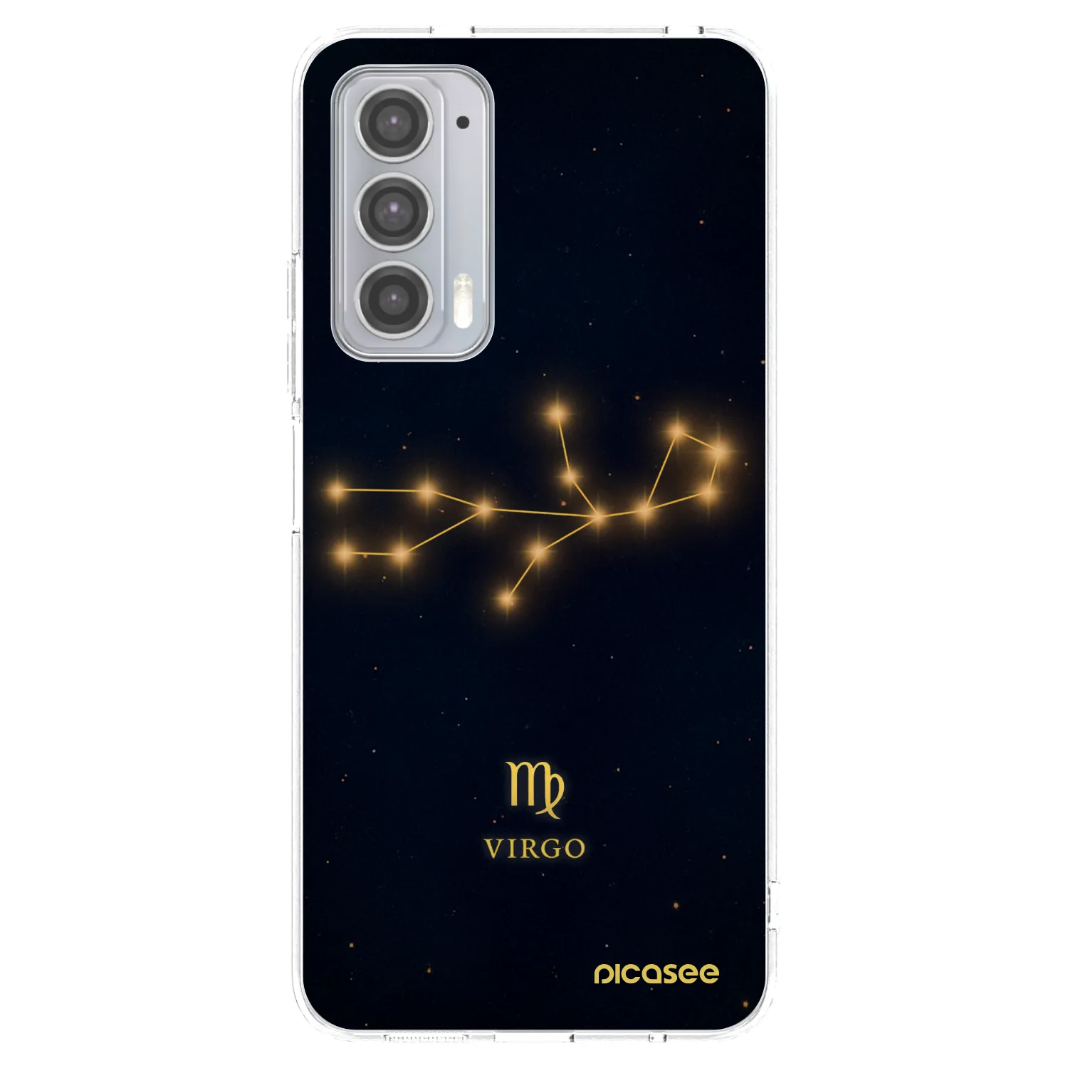 Picasee silikónový prehľadný obal pre Motorola Edge 20 - VIRGO