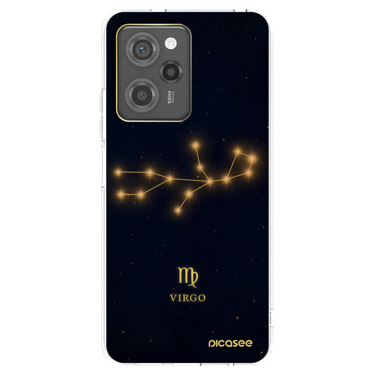 Picasee silikónový čierny obal pre Xiaomi Poco X5 Pro - VIRGO