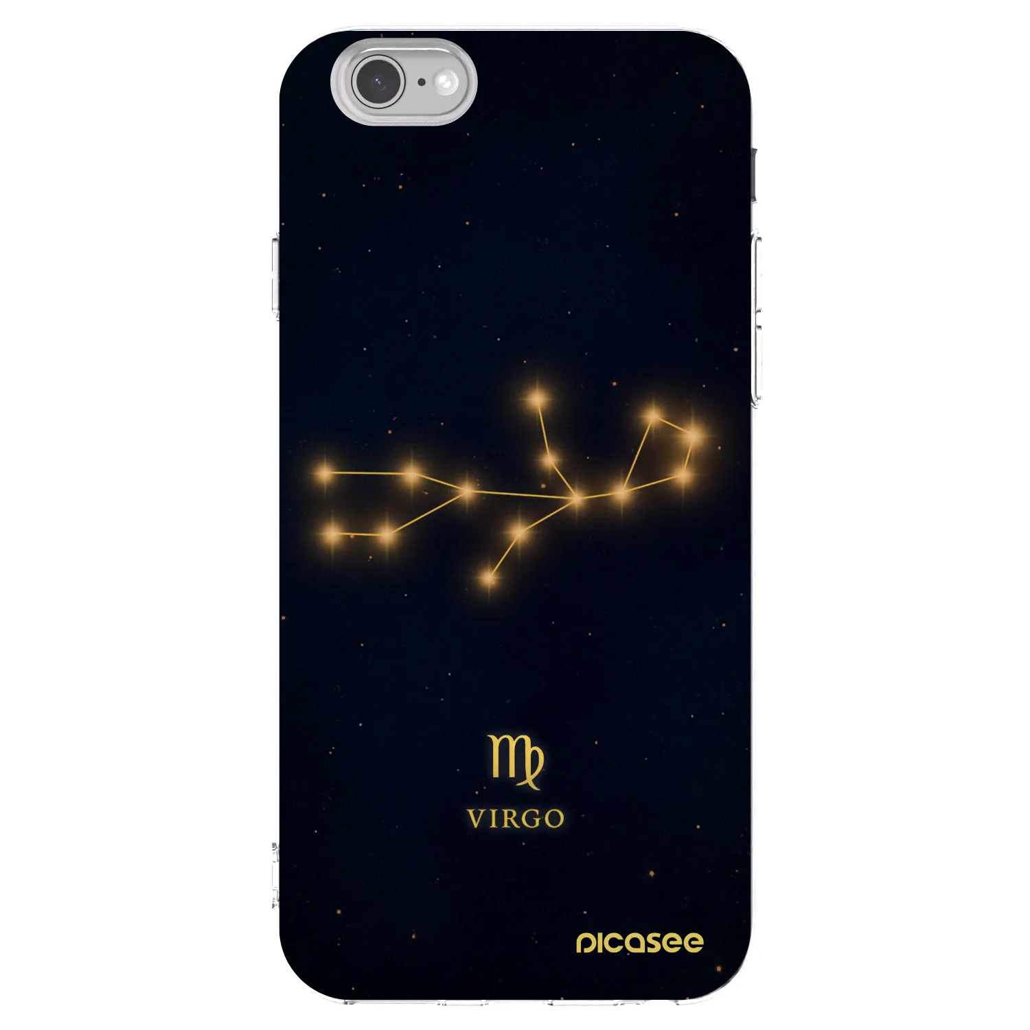 Picasee silikónový prehľadný obal pre Apple iPhone 6/6S - VIRGO
