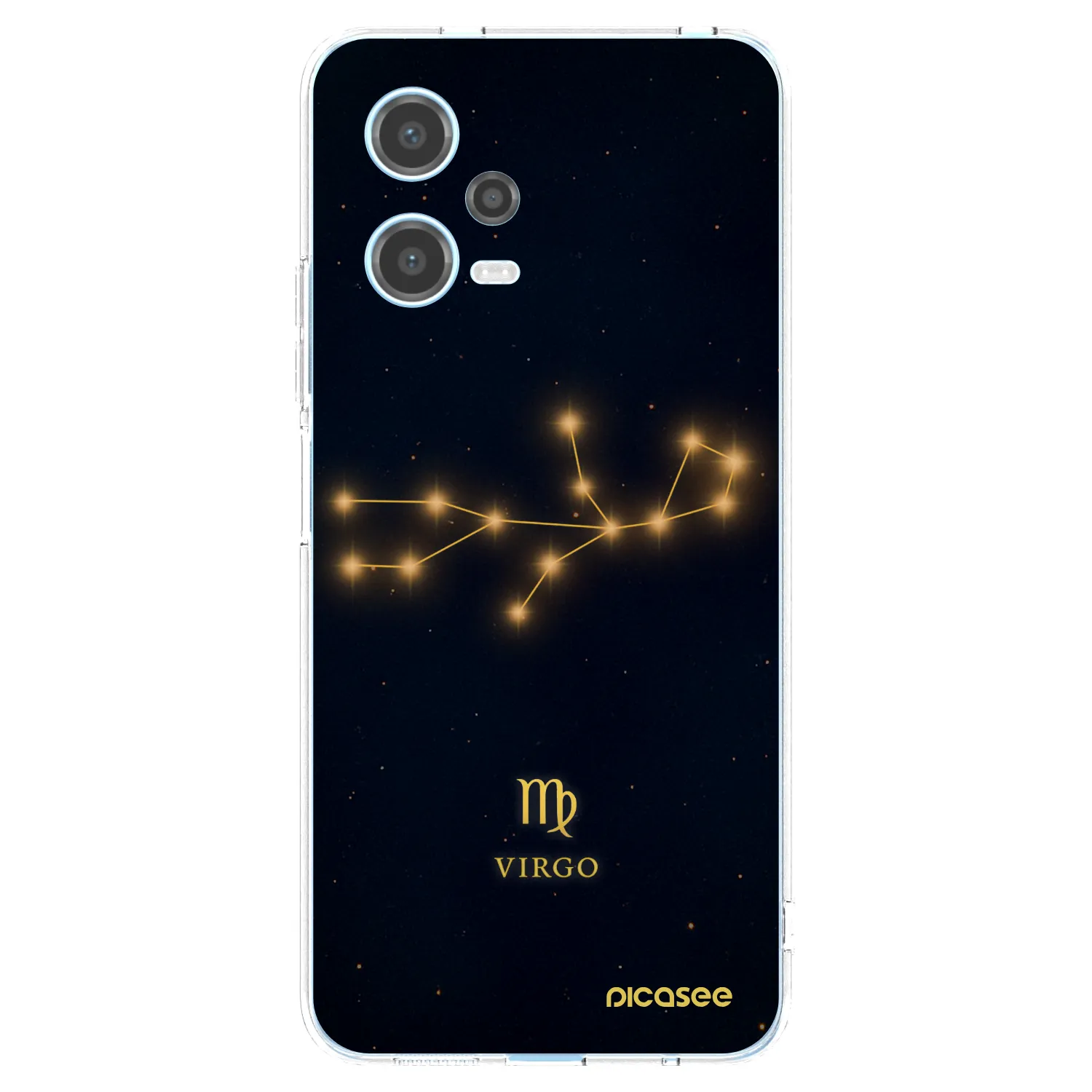 Picasee silikónový prehľadný obal pre Xiaomi Redmi Note 12 5G - VIRGO