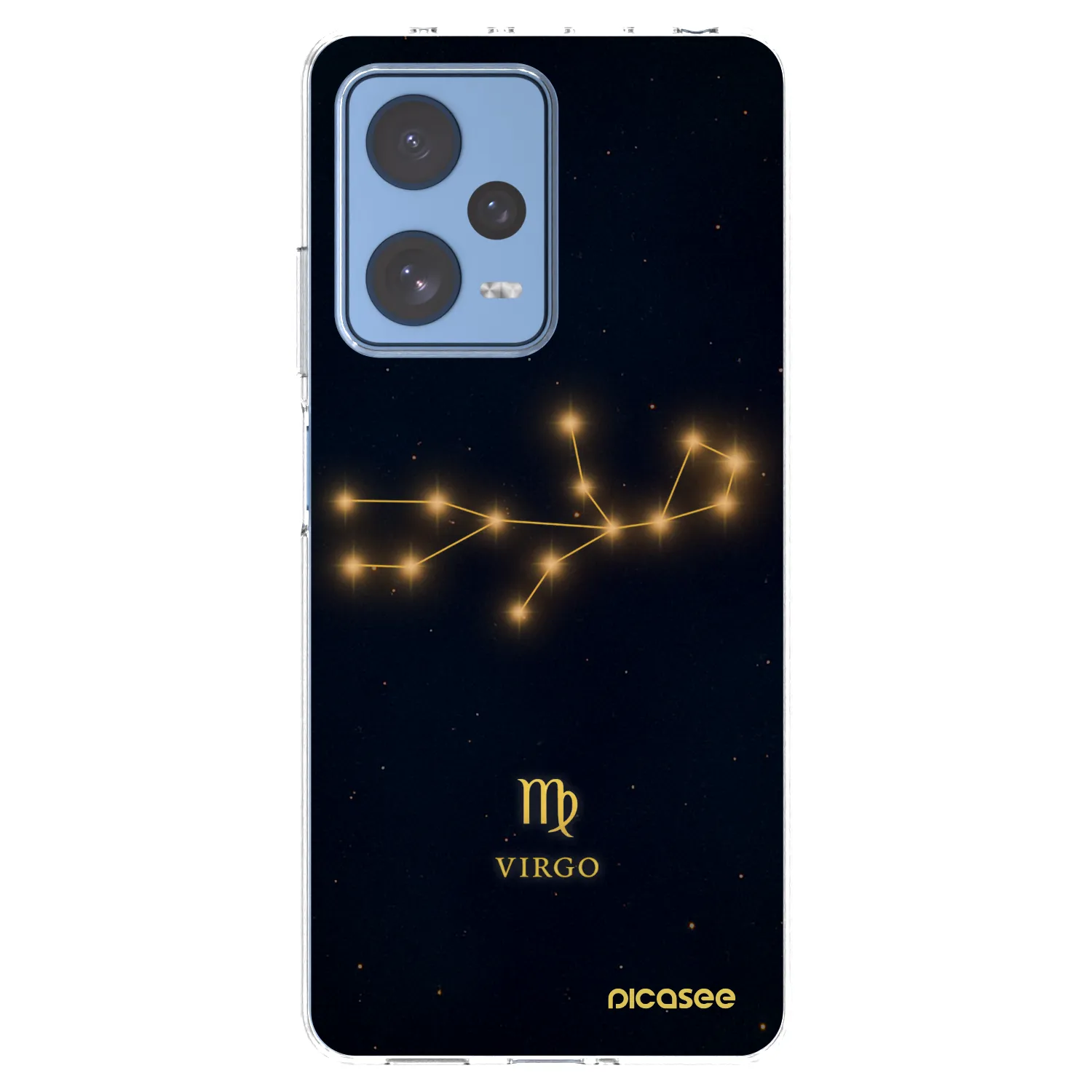 Picasee silikónový prehľadný obal pre Xiaomi Redmi Note 12 Pro 5G - VIRGO