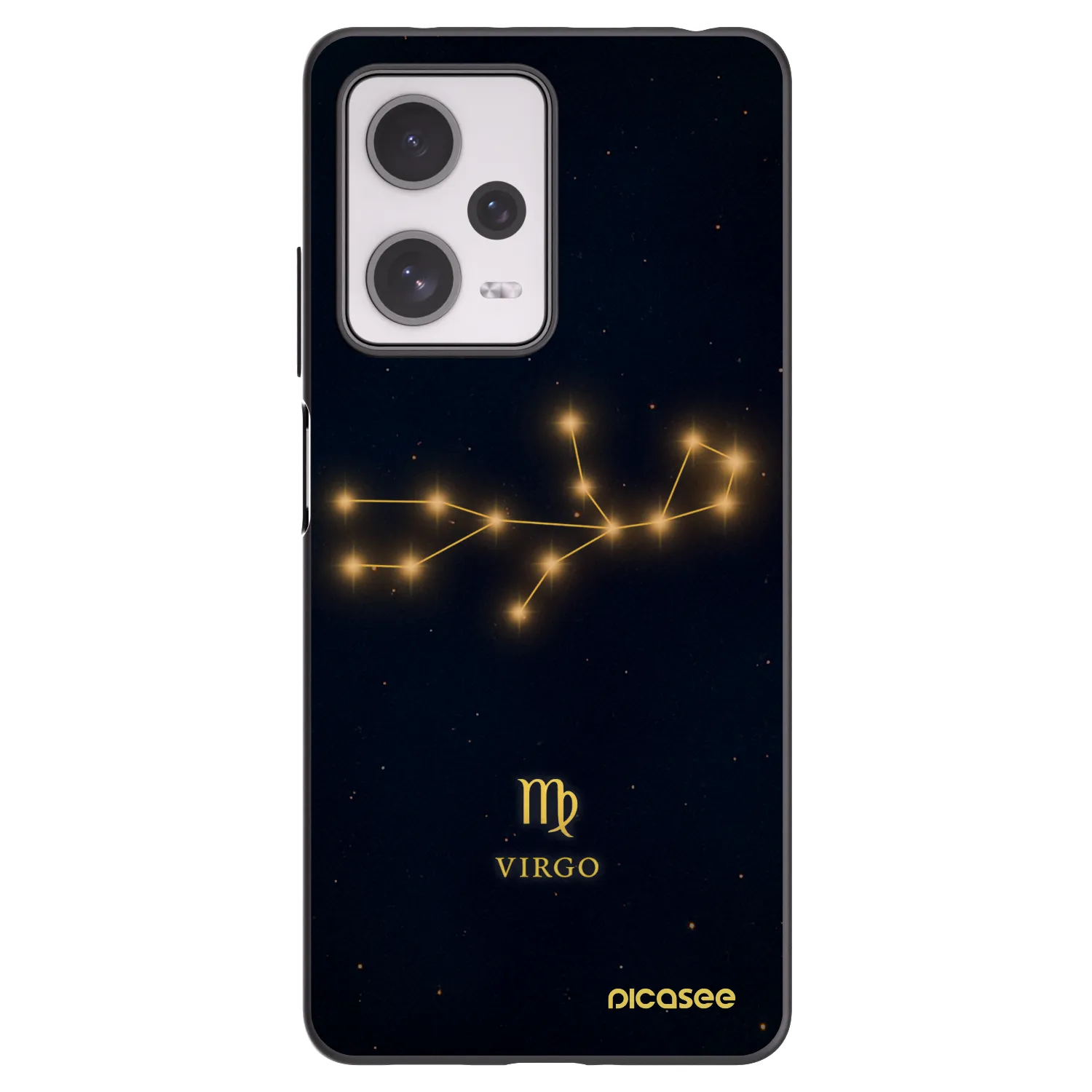 Picasee silikónový čierny obal pre Xiaomi Redmi Note 12 Pro+ 5G - VIRGO