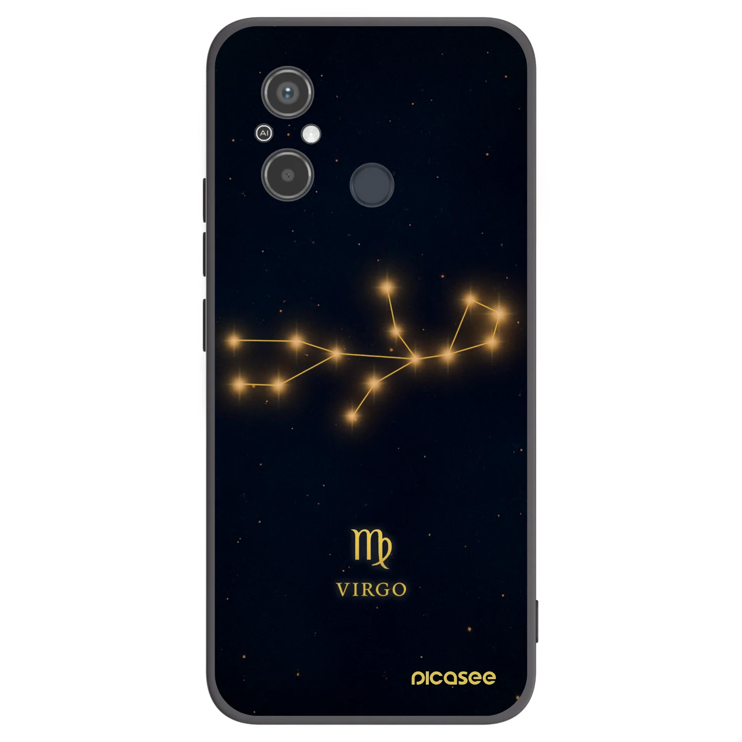 Picasee silikónový čierny obal pre Xiaomi Redmi 12C - VIRGO