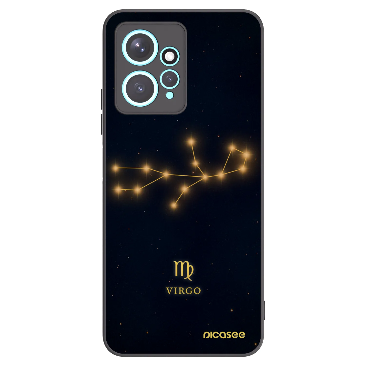 Picasee silikónový čierny obal pre Xiaomi Redmi Note 12 4G - VIRGO
