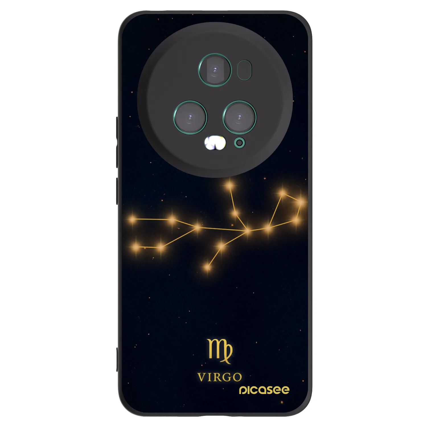 Picasee silikónový čierny obal pre Honor Magic5 Pro - VIRGO