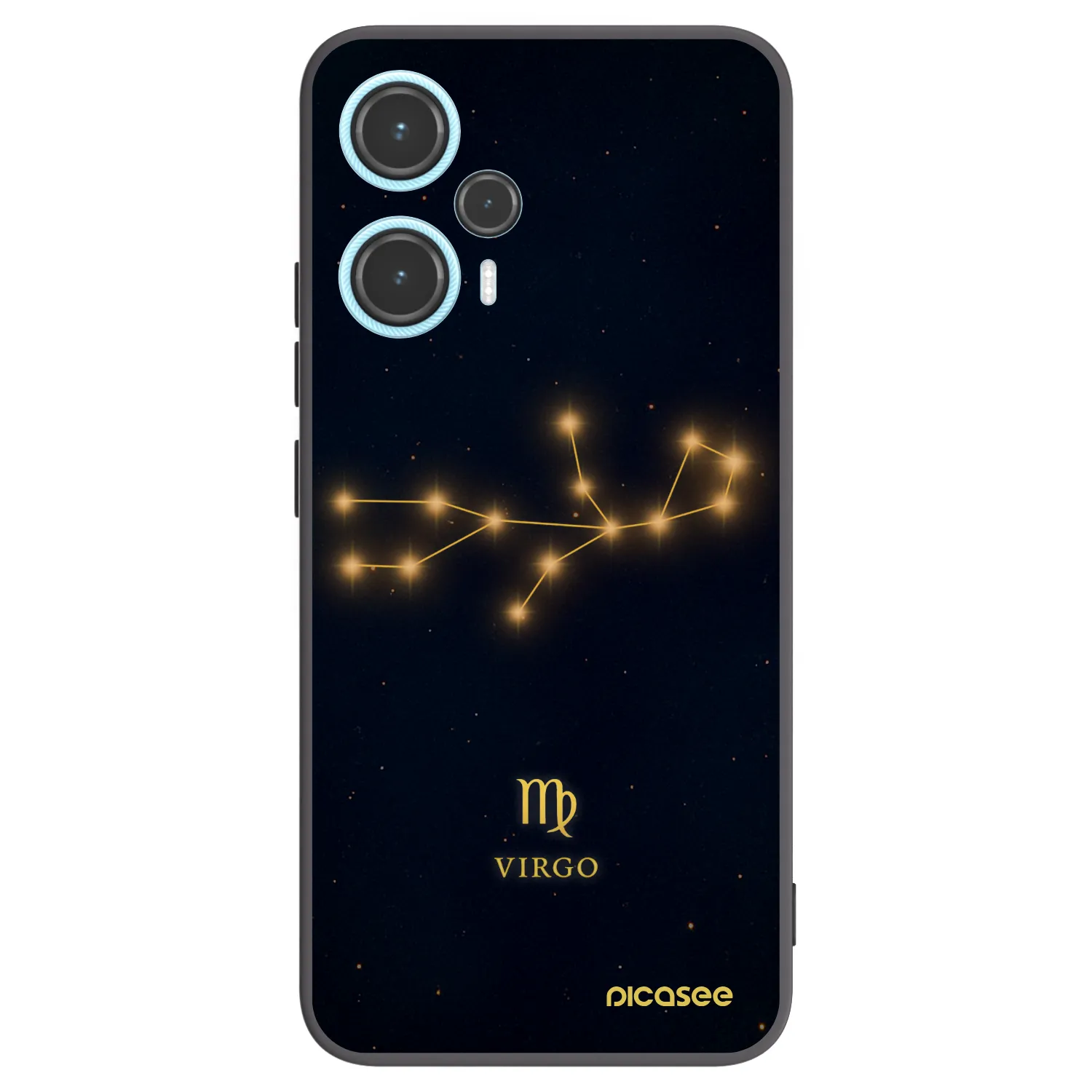 Picasee silikónový čierny obal pre Xiaomi Poco F5 - VIRGO