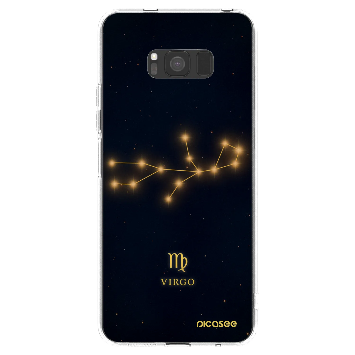 Picasee silikónový prehľadný obal pre Samsung Galaxy S8 G950F - VIRGO