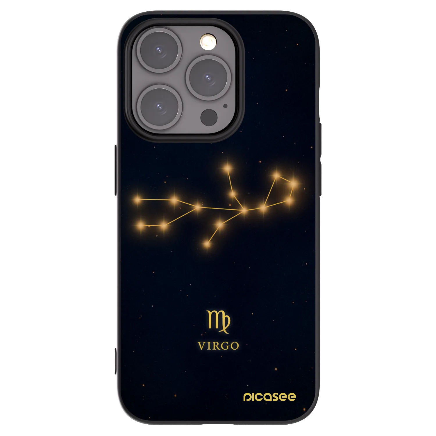 Silikónový čierny obal pre Apple iPhone 15 Pro - VIRGO