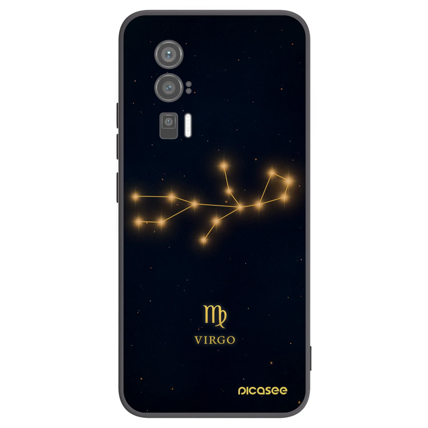 Picasee silikónový čierny obal pre Xiaomi Poco F5 Pro 5G - VIRGO