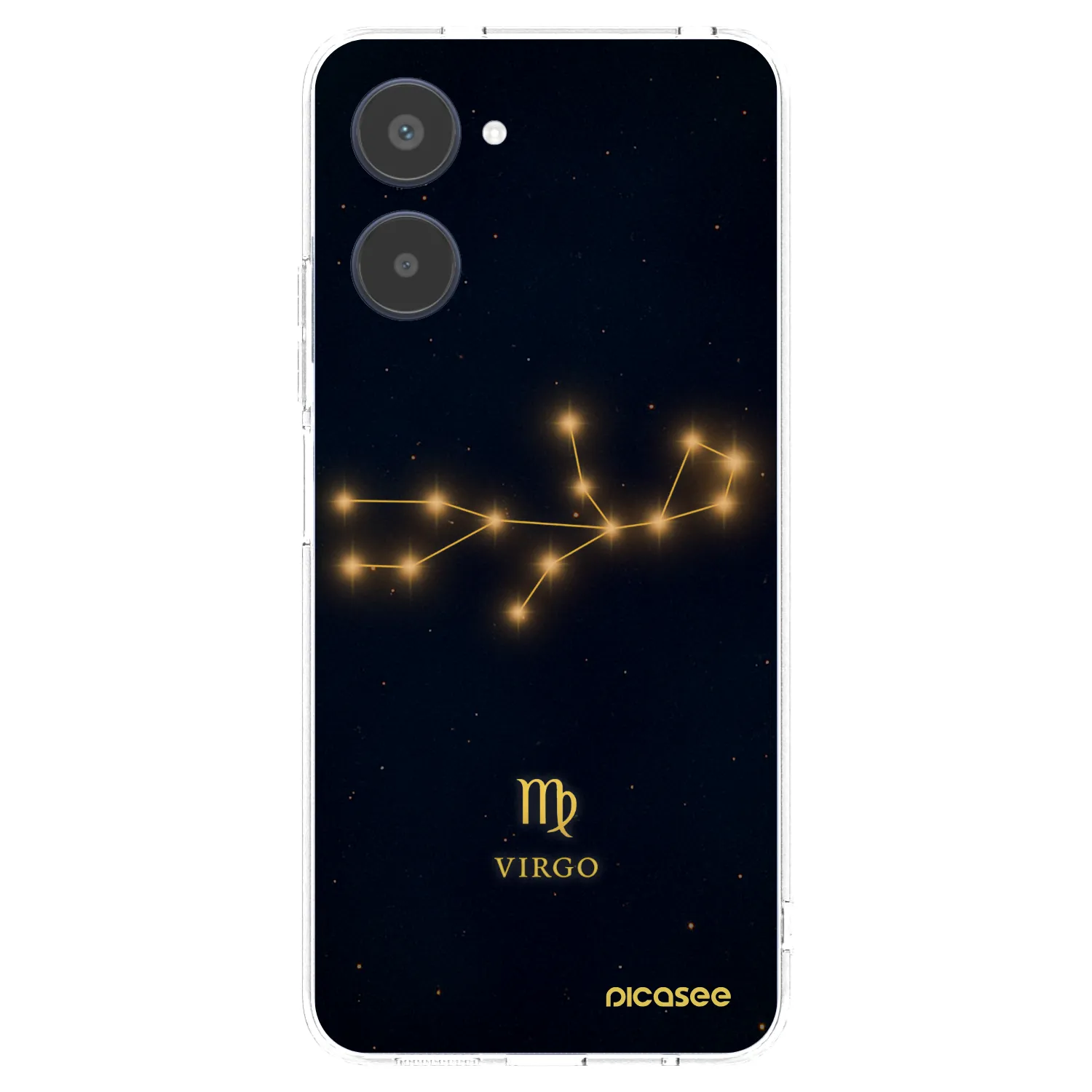 Picasee silikónový prehľadný obal pre Realme 10 4G - VIRGO