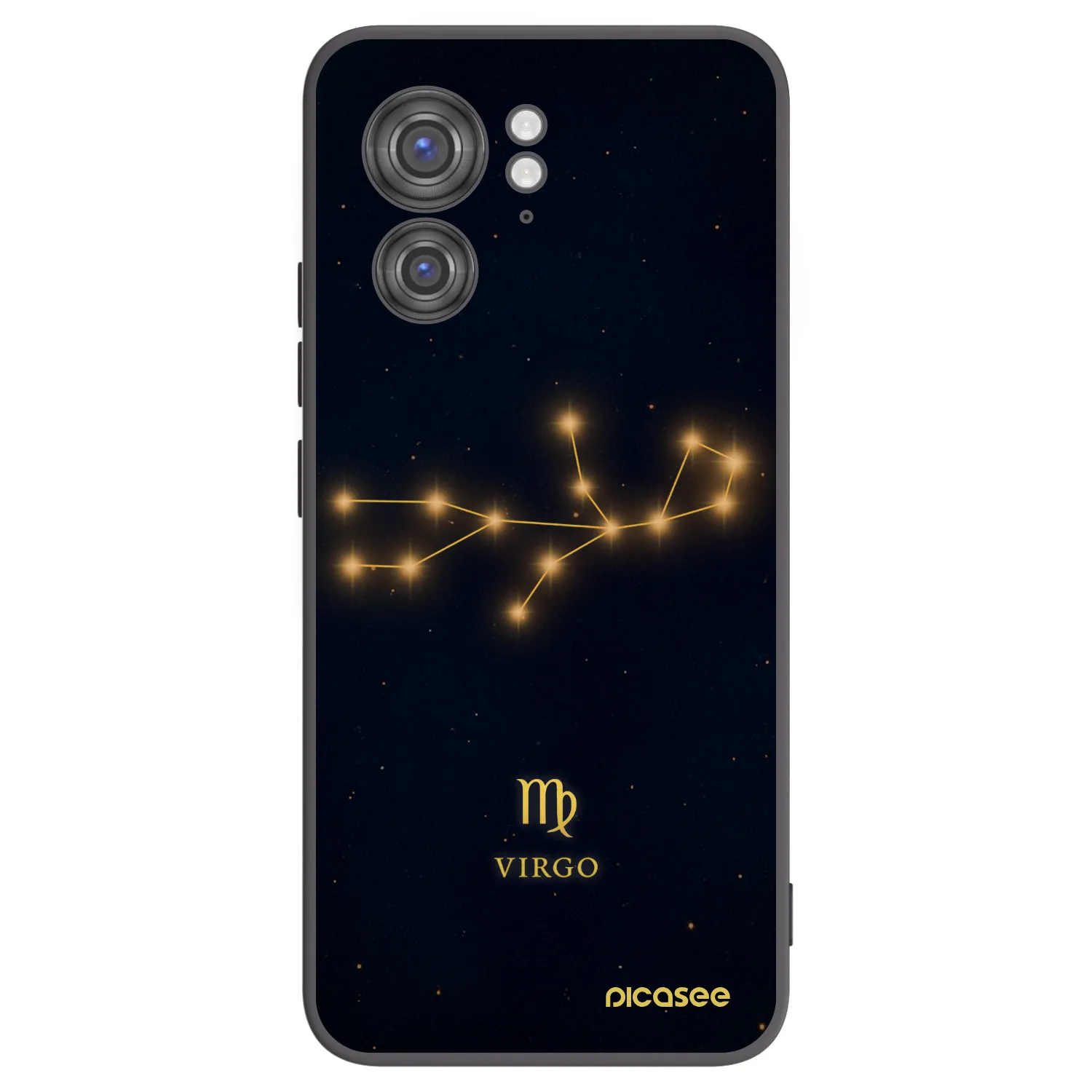 Picasee silikónový čierny obal pre Motorola Edge 40 - VIRGO