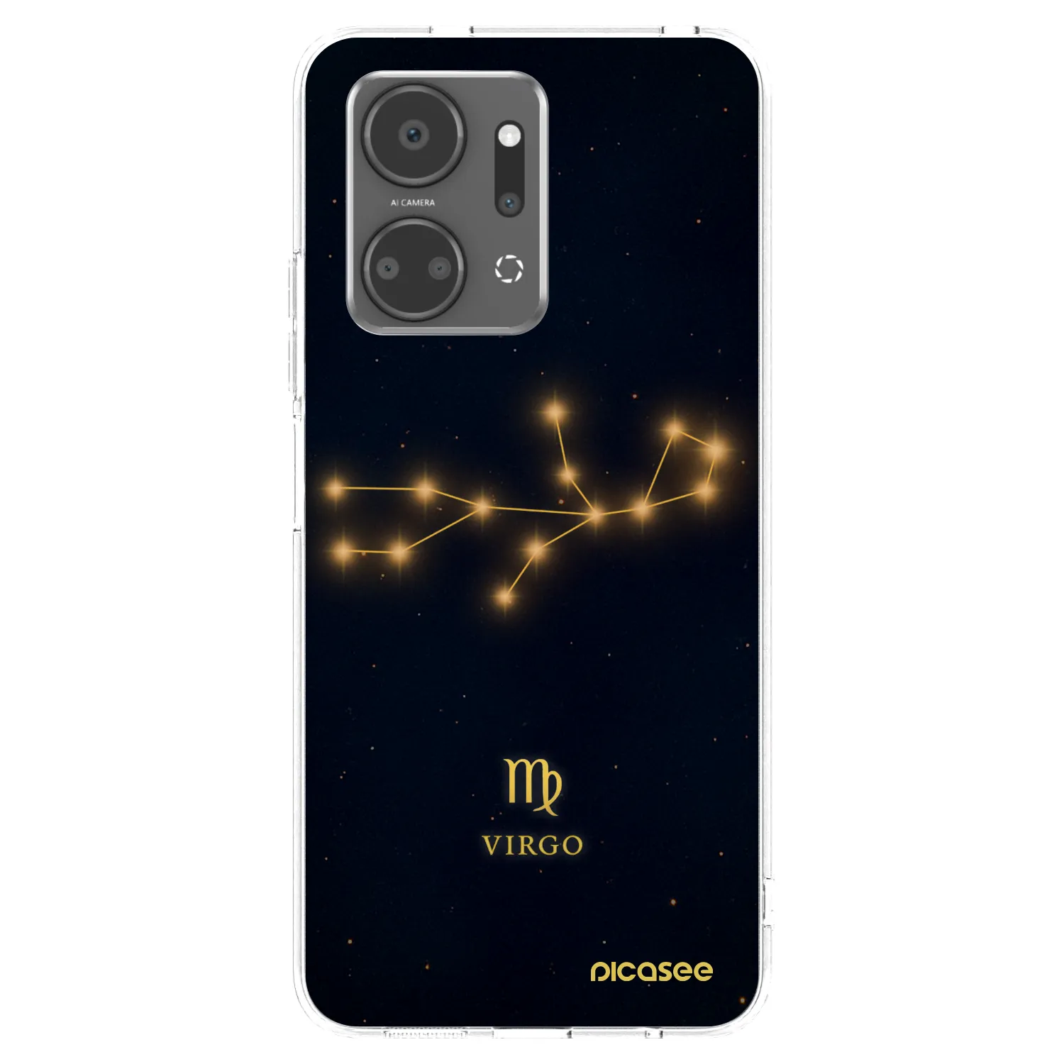 Picasee silikónový prehľadný obal pre Honor X7a - VIRGO