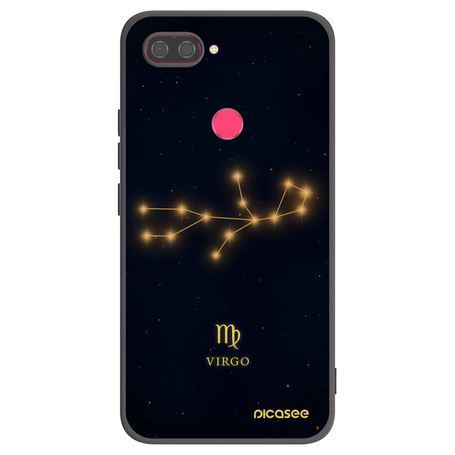 Picasee silikónový čierny obal pre Xiaomi Mi 8 Lite - VIRGO