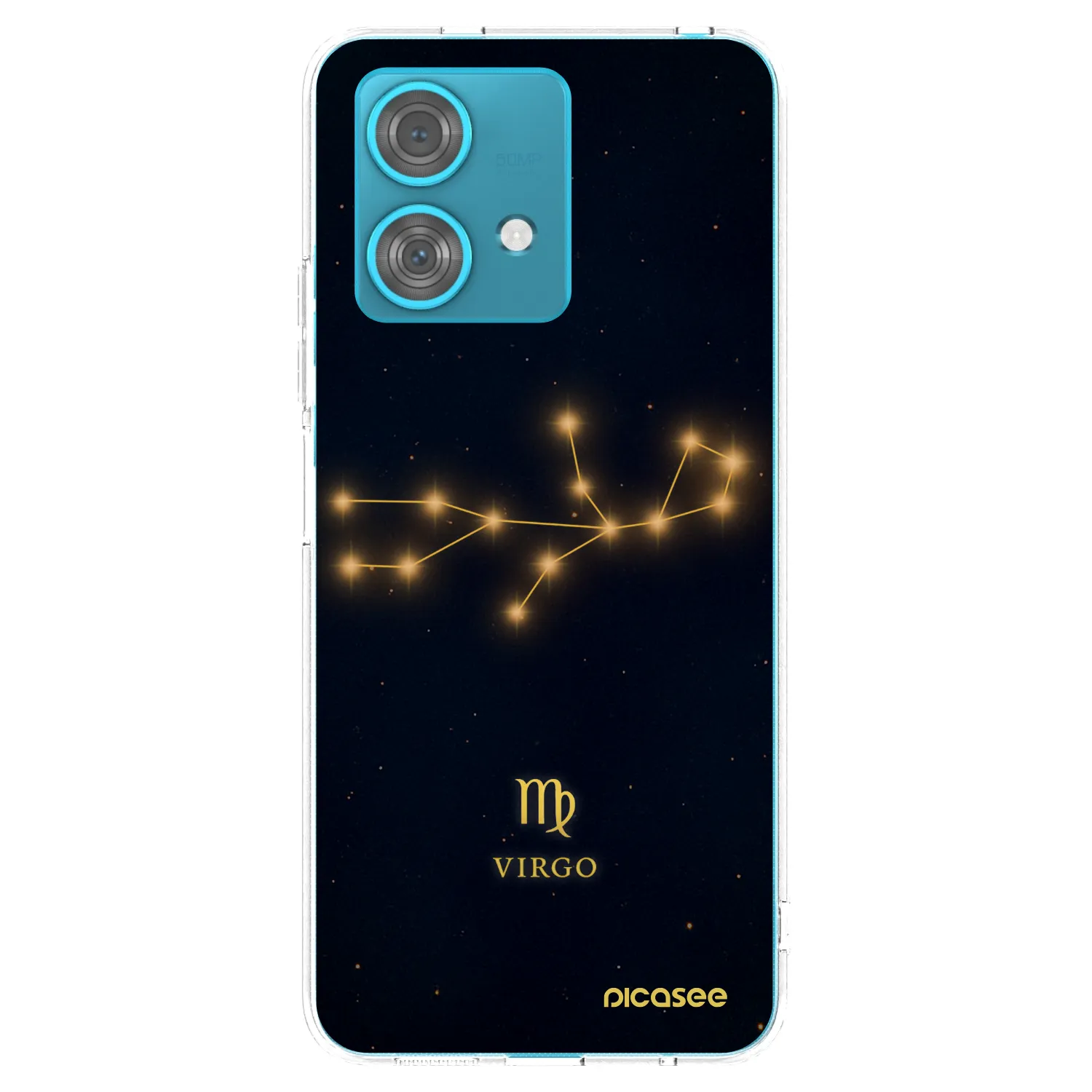 Picasee silikónový prehľadný obal pre Motorola Edge 40 Neo - VIRGO