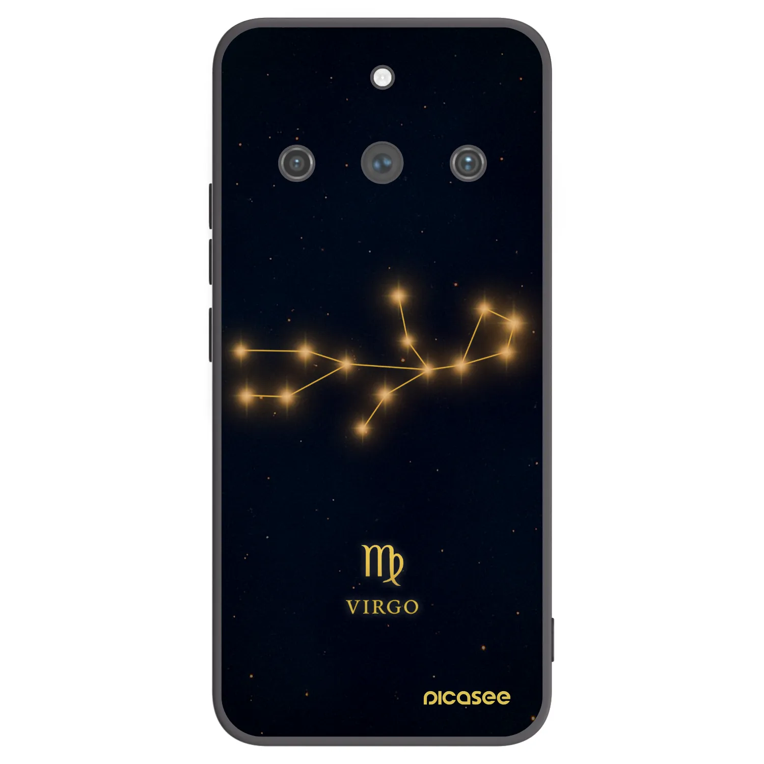 Picasee silikónový čierny obal pre Realme 11 Pro+ - VIRGO