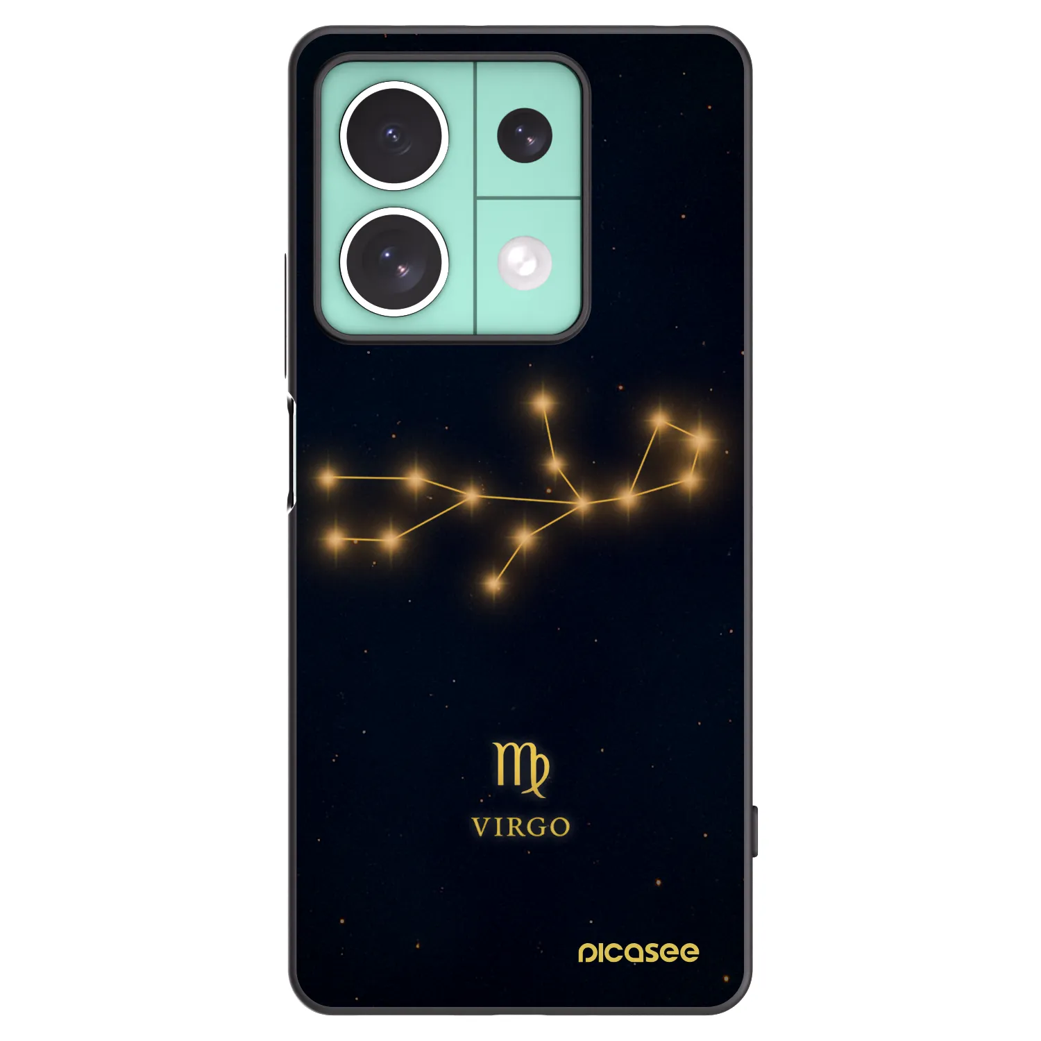 Picasee silikónový čierny obal pre Xiaomi Redmi Note 13 5G - VIRGO
