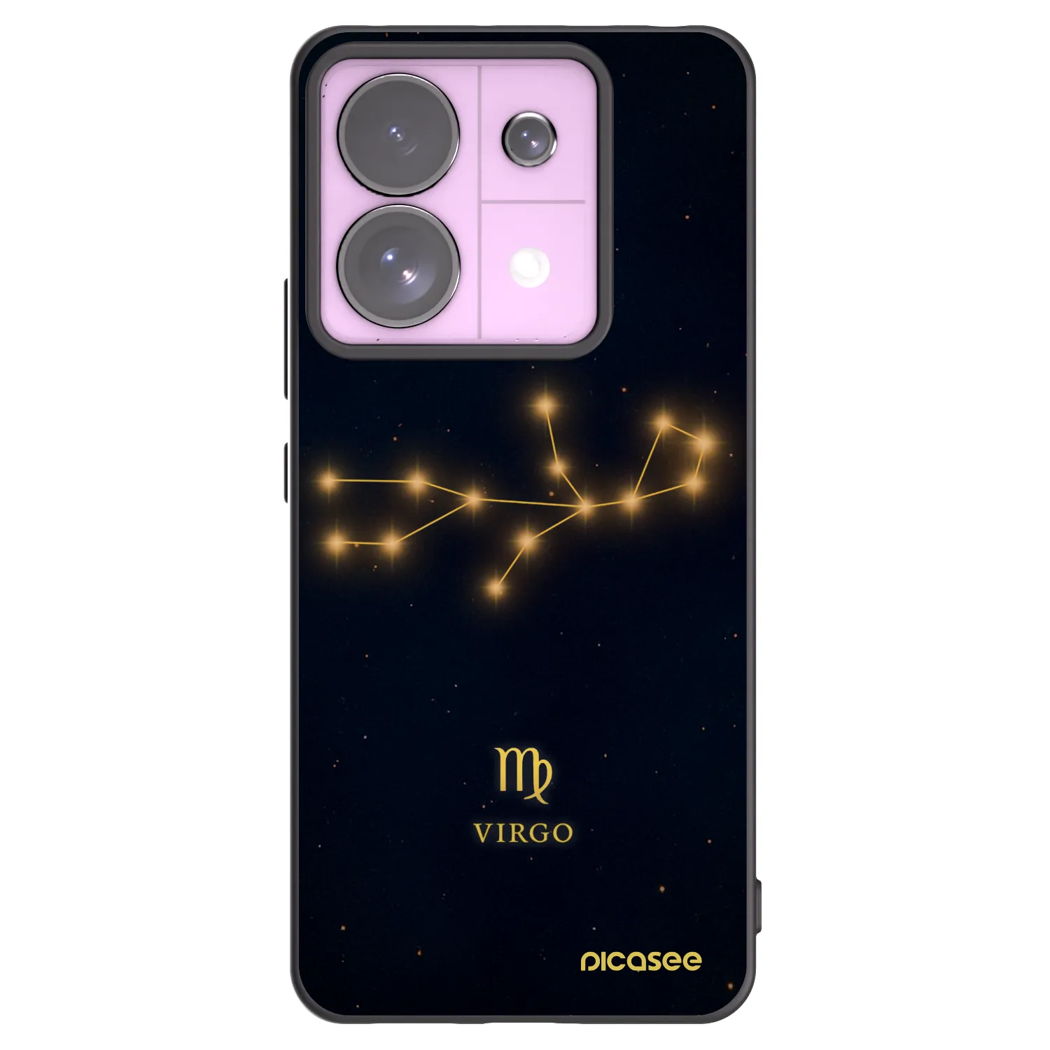 Picasee silikónový čierny obal pre Xiaomi Redmi Note 13 Pro 5G - VIRGO