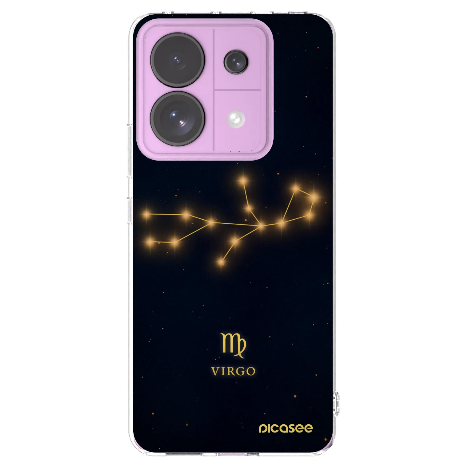 Picasee silikónový prehľadný obal pre Xiaomi Redmi Note 13 Pro 5G - VIRGO