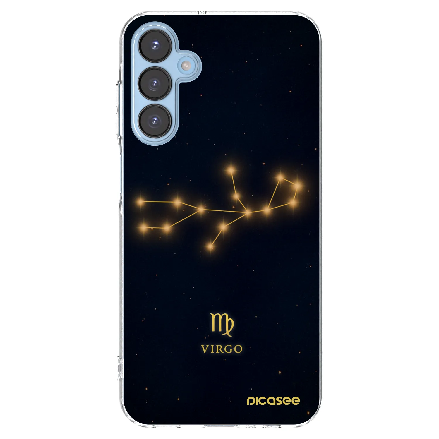 Picasee silikónový prehľadný obal pre Samsung Galaxy A15 A156B 5G - VIRGO