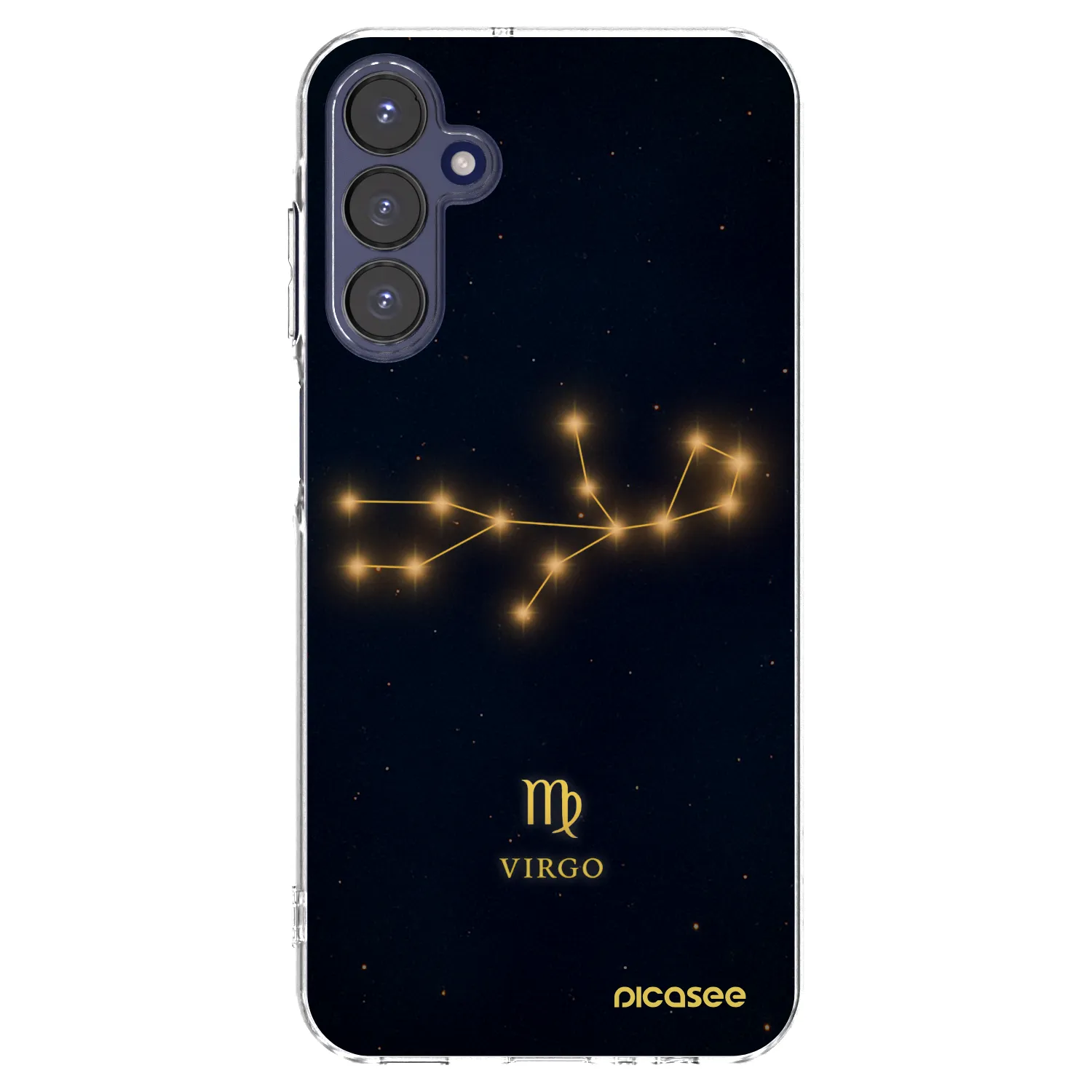 Picasee silikónový prehľadný obal pre Samsung Galaxy A15 A155F 4G - VIRGO