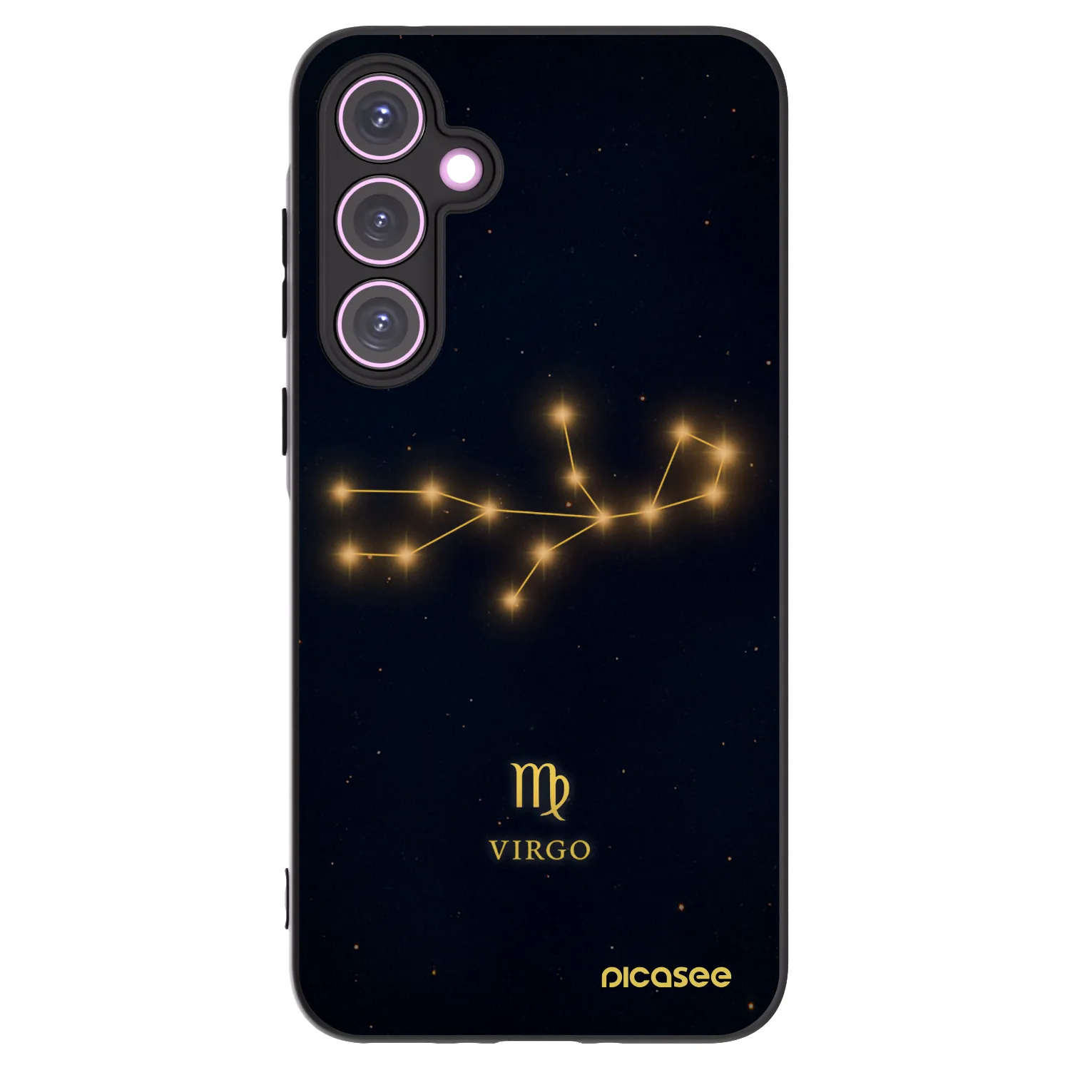 Picasee silikónový čierny obal pre Samsung Galaxy A35 5G A356B - VIRGO