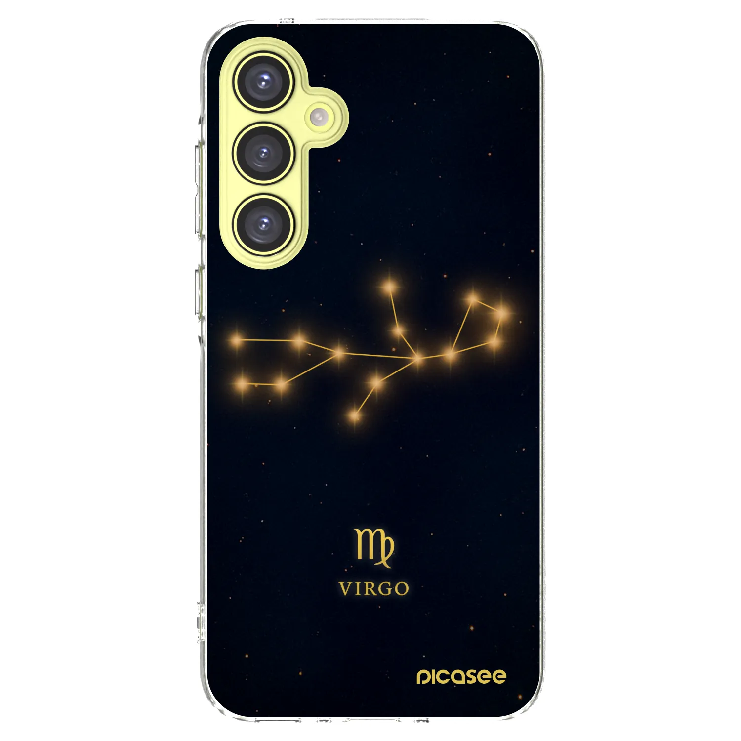 Picasee silikónový prehľadný obal pre Samsung Galaxy A35 5G A356B - VIRGO