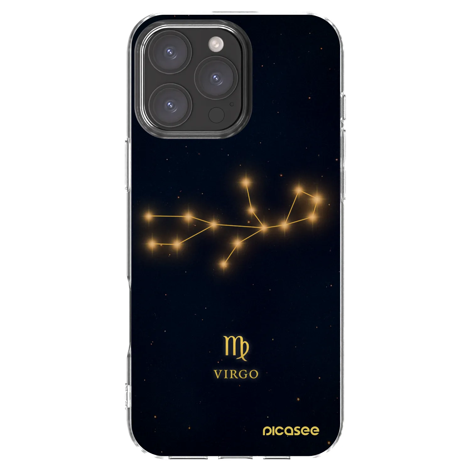 Picasee silikónový prehľadný obal pre Apple iPhone 16 Pro Max - VIRGO