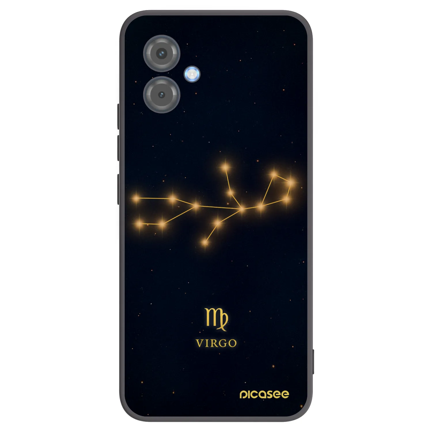 Picasee silikónový čierny obal pre Motorola Moto G14 - VIRGO