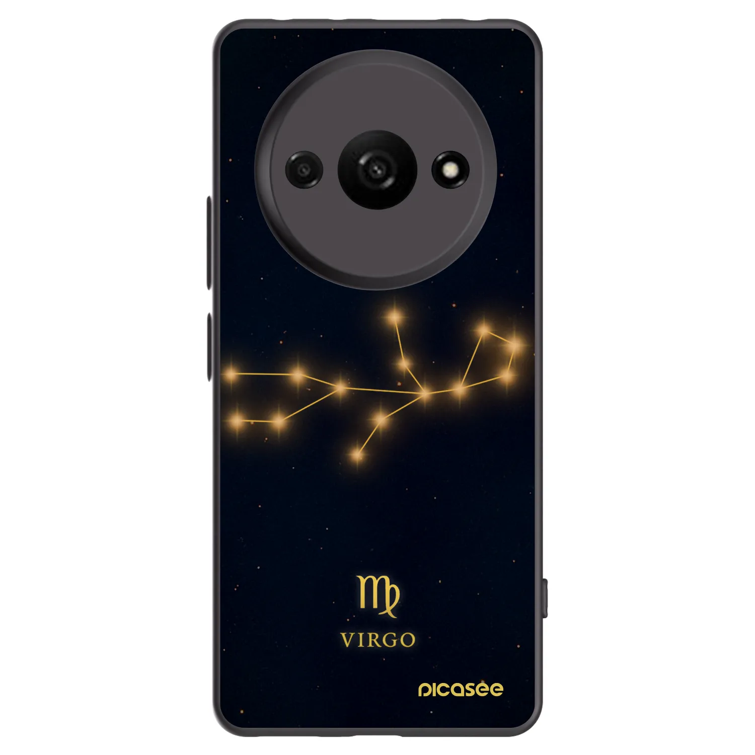 Picasee silikónový čierny obal pre Xiaomi Redmi A3 - VIRGO