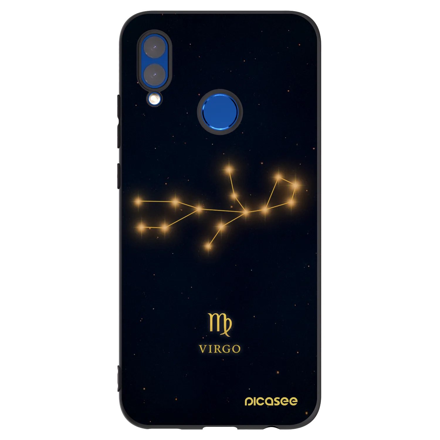 Picasee silikónový čierny obal pre Huawei P Smart 2019 - VIRGO