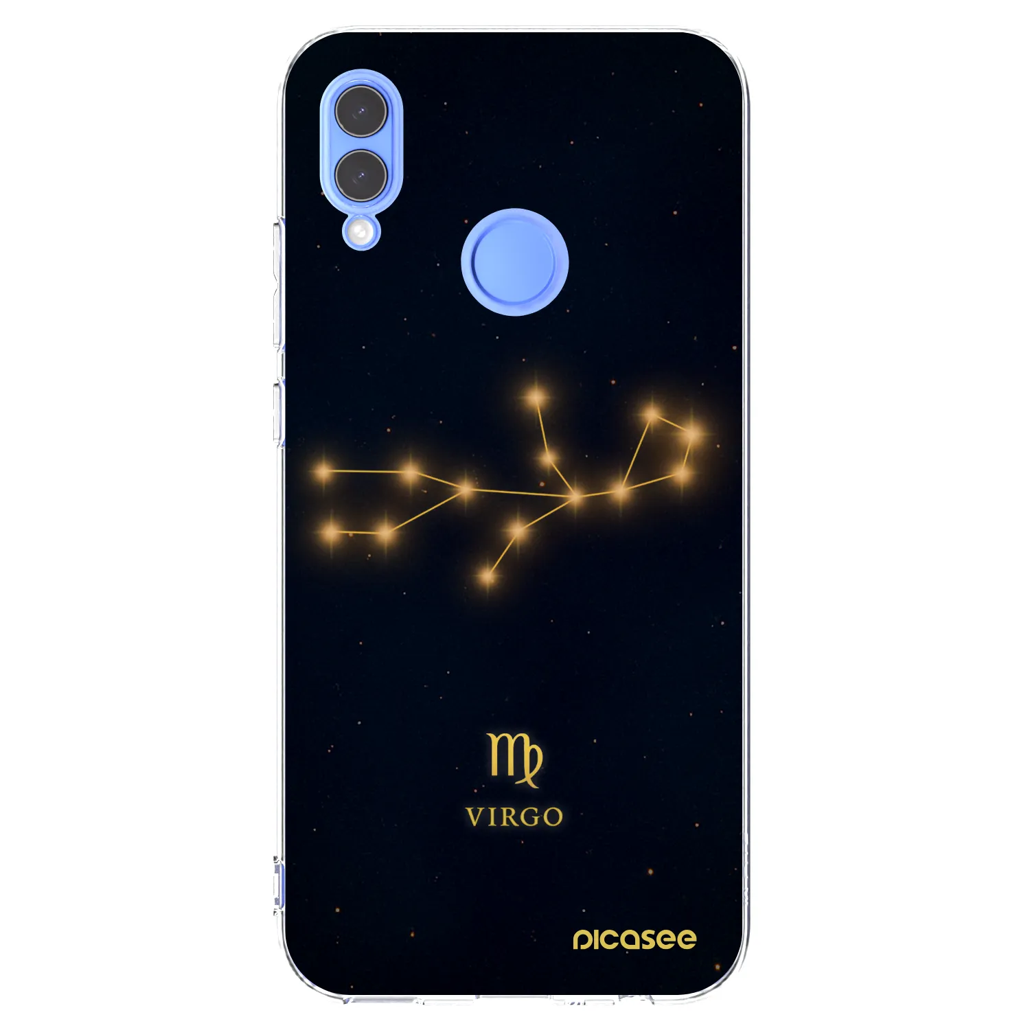 Picasee silikónový prehľadný obal pre Huawei P Smart 2019 - VIRGO