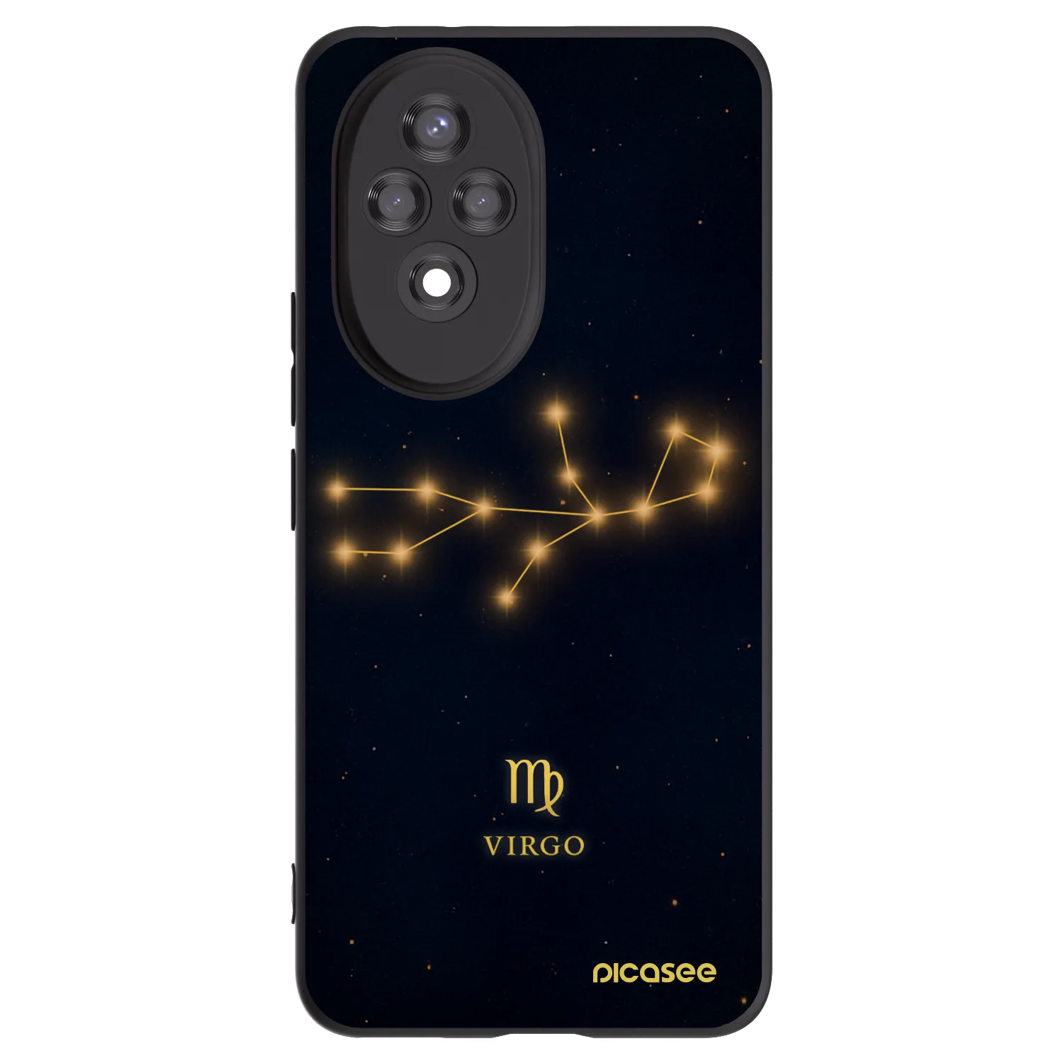 Picasee silikónový čierny obal pre Honor 200 Pro 5G - VIRGO