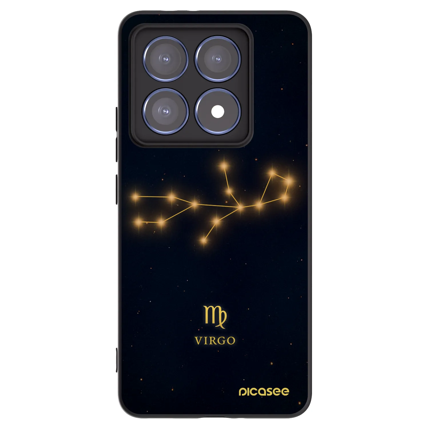 Picasee silikónový čierny obal pre Xiaomi 14T Pro - VIRGO