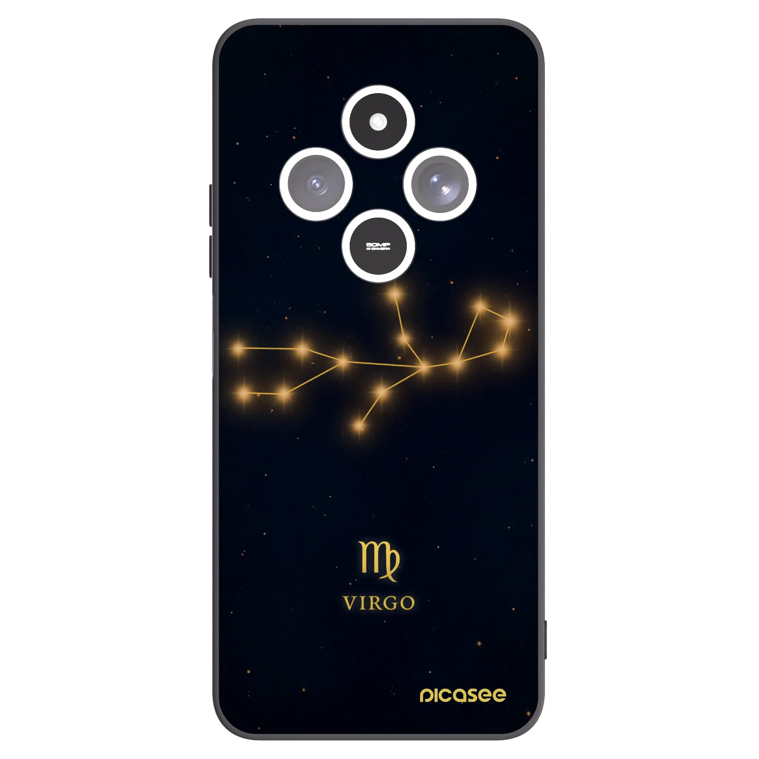 Picasee silikónový čierny obal pre Xiaomi Redmi 14C - VIRGO