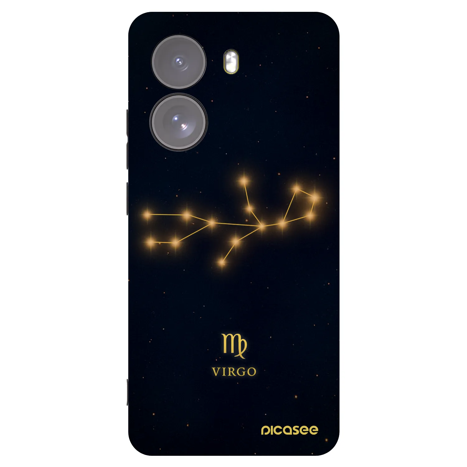 Picasee silikónový čierny obal pre Xiaomi Poco X7 - VIRGO
