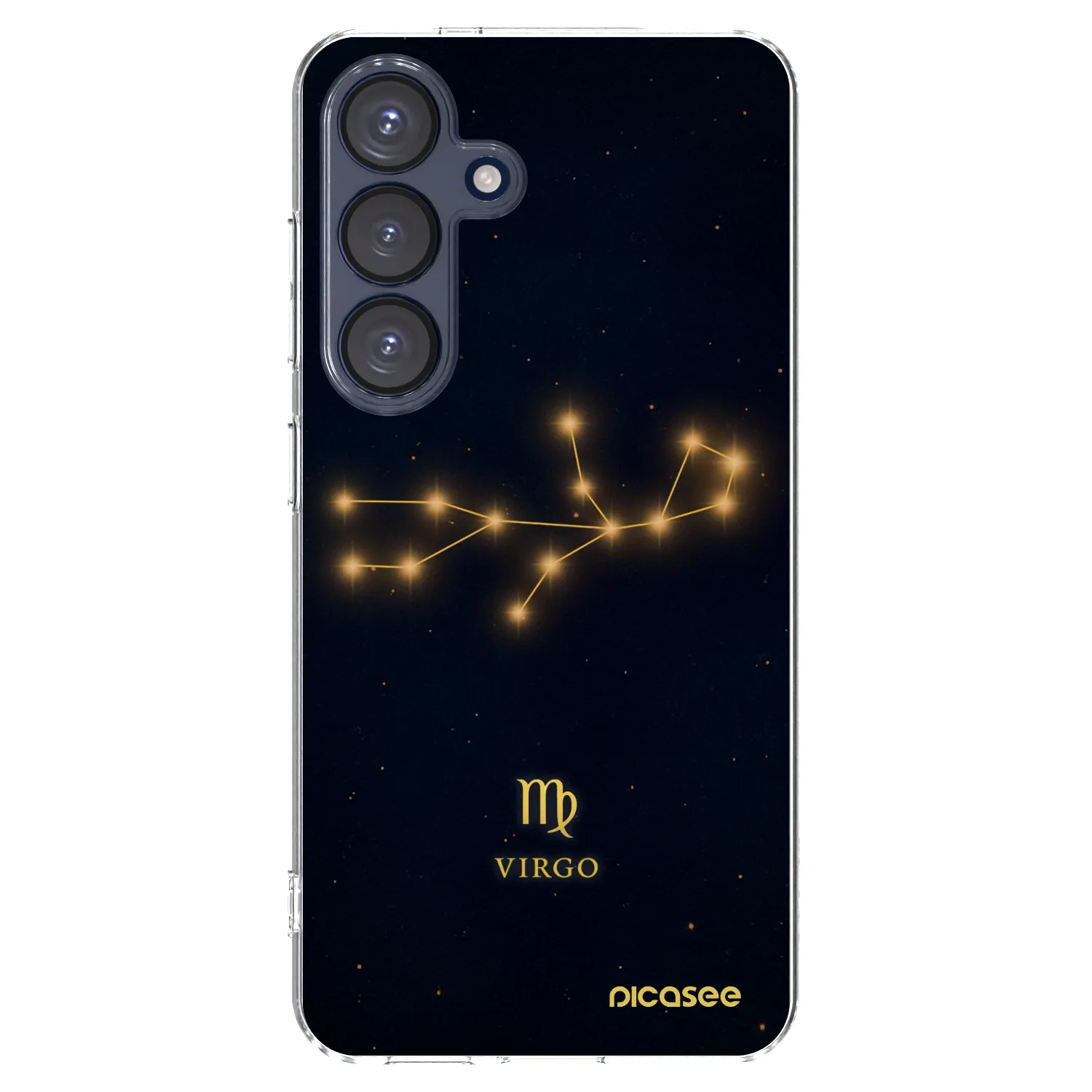Picasee silikónový prehľadný obal pre Samsung Galaxy S25 5G - VIRGO